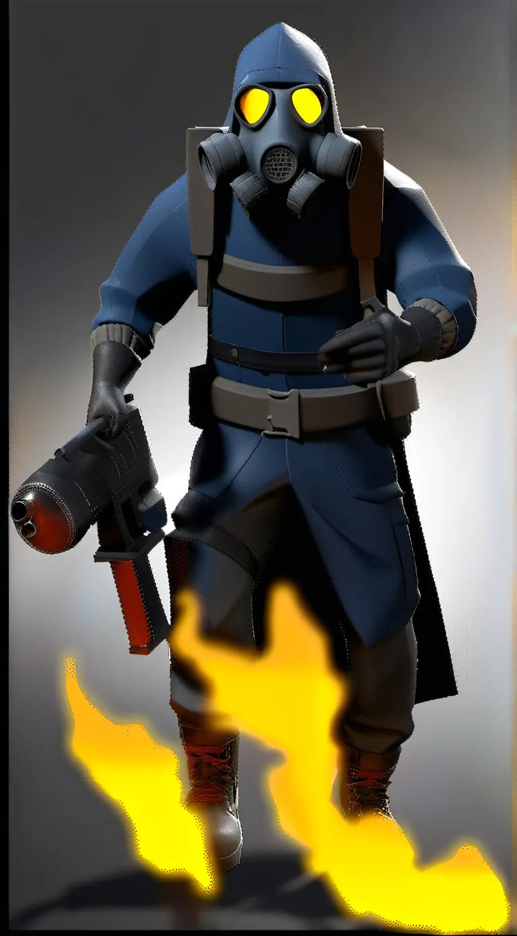ai character: Pyro background