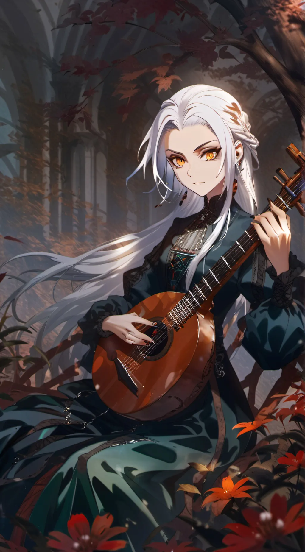 ai character: Lute background