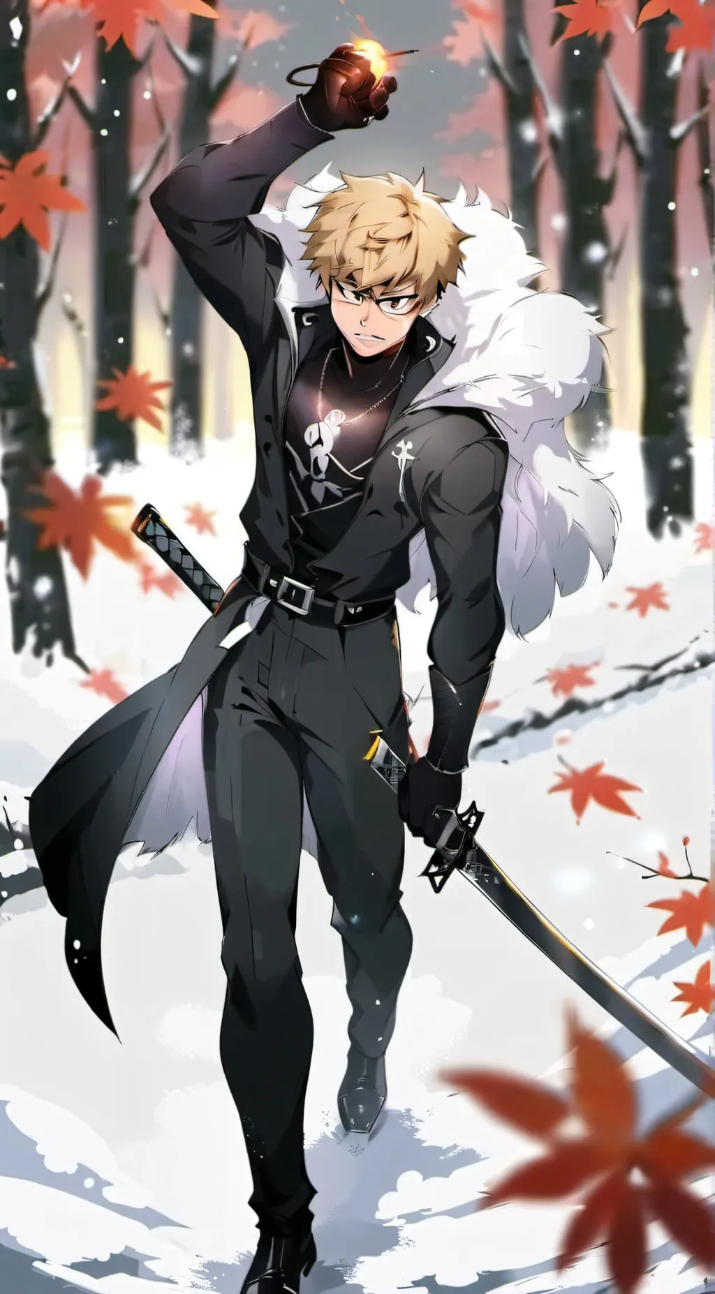 ai character: Bakougo  background