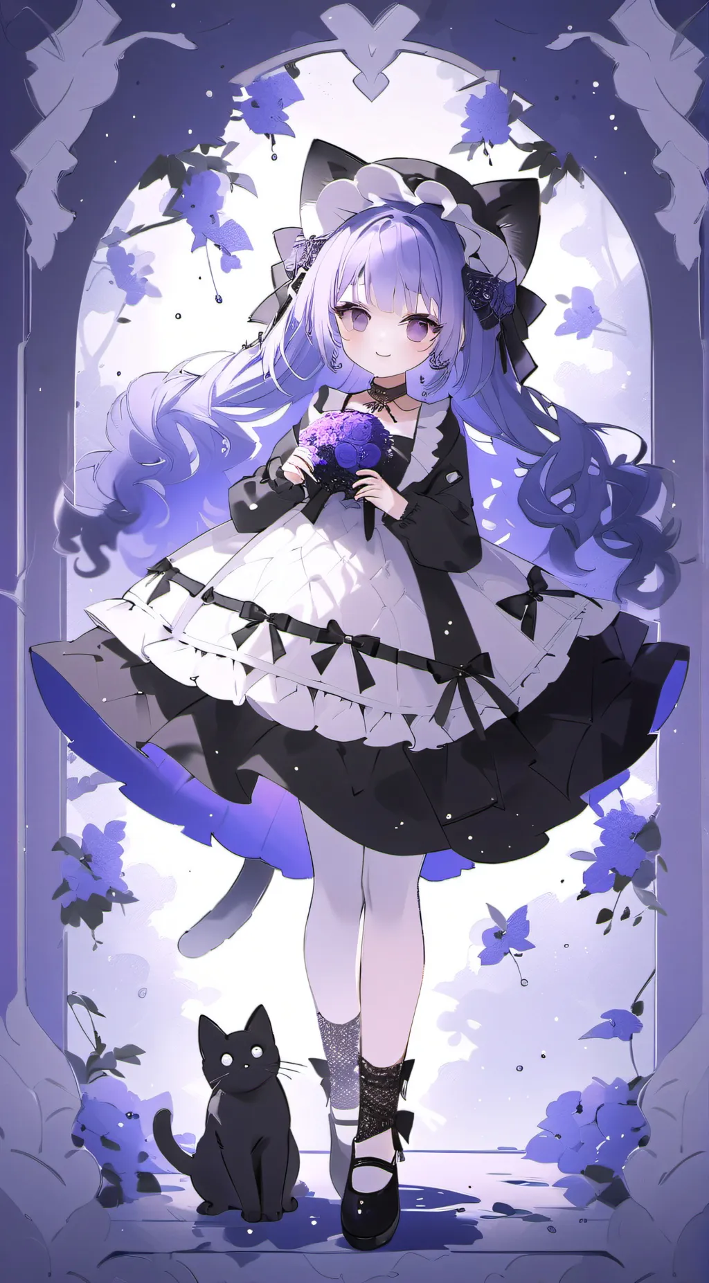 ai character: kitty background
