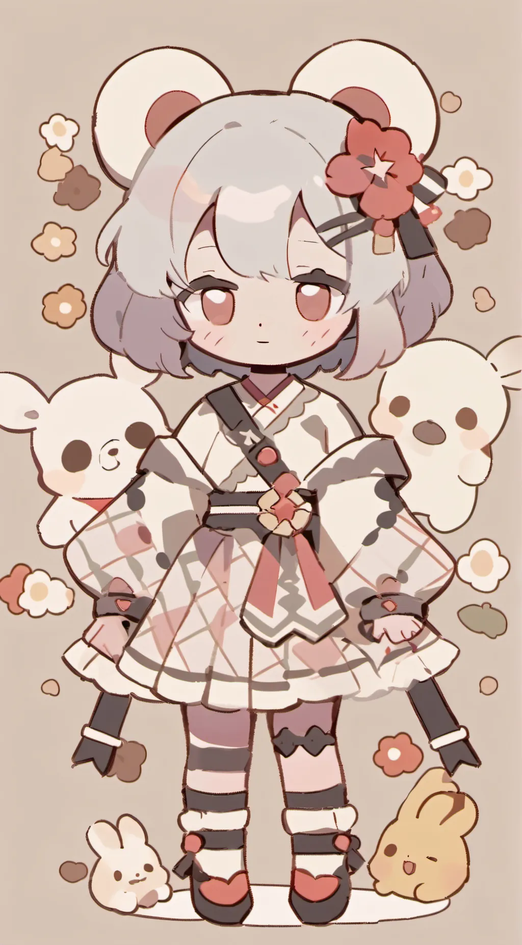ai character: kitty background