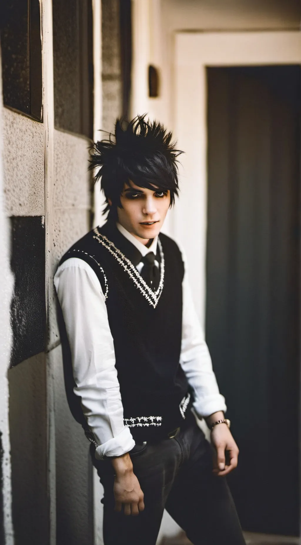ai character: Johnnie guilbert  background