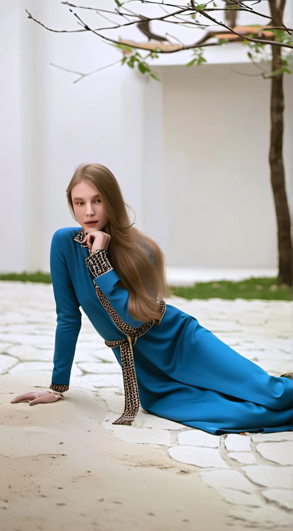 ai character: scarlet background