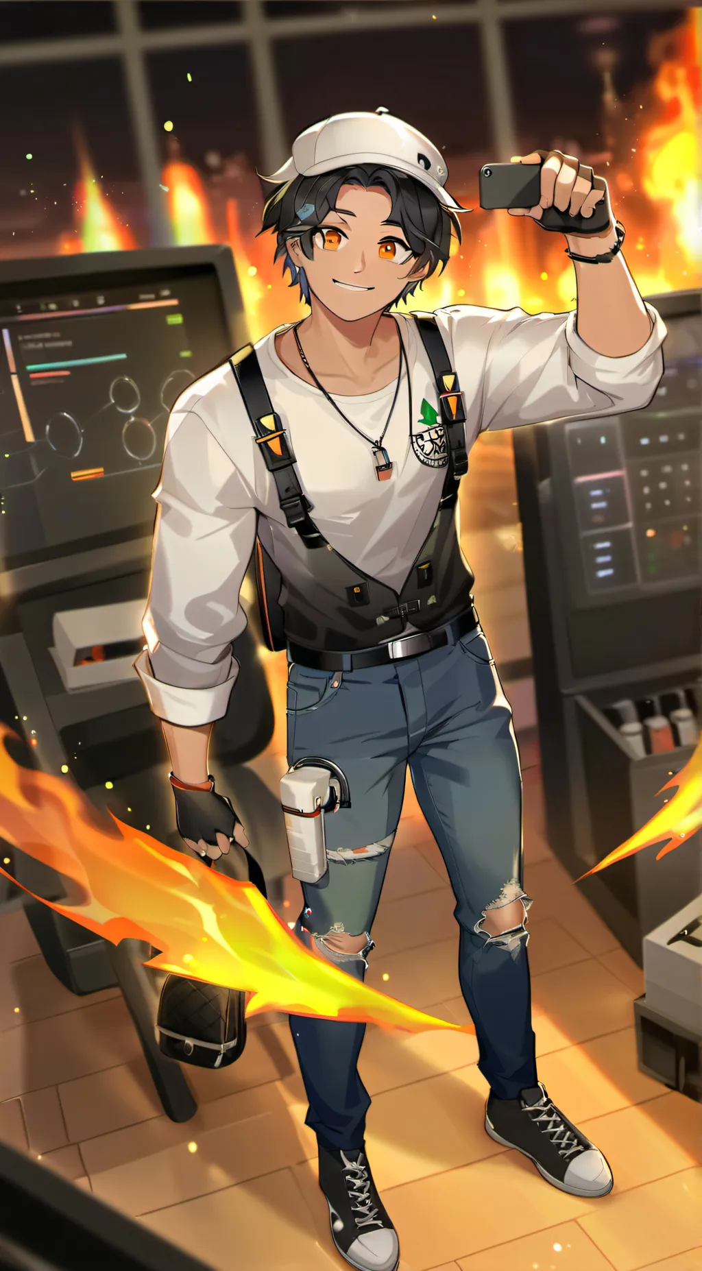 ai character: Sapnap background