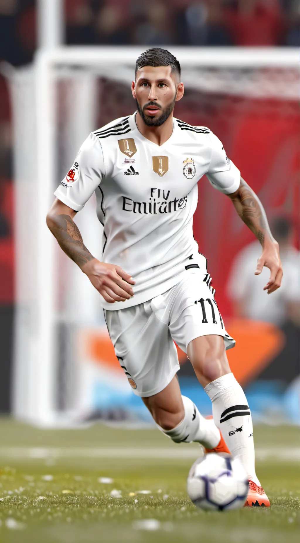 ai character: Serigo Ramos background