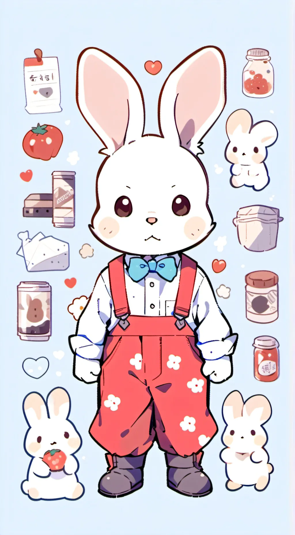 ai character: roger rabbit chibi background