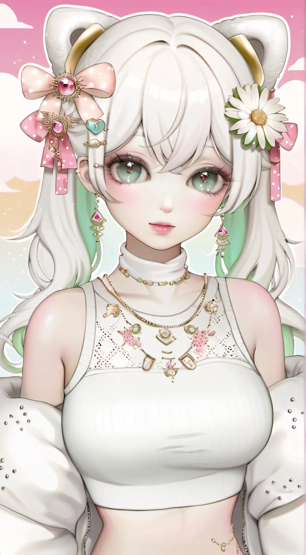 ai character: Sandy background