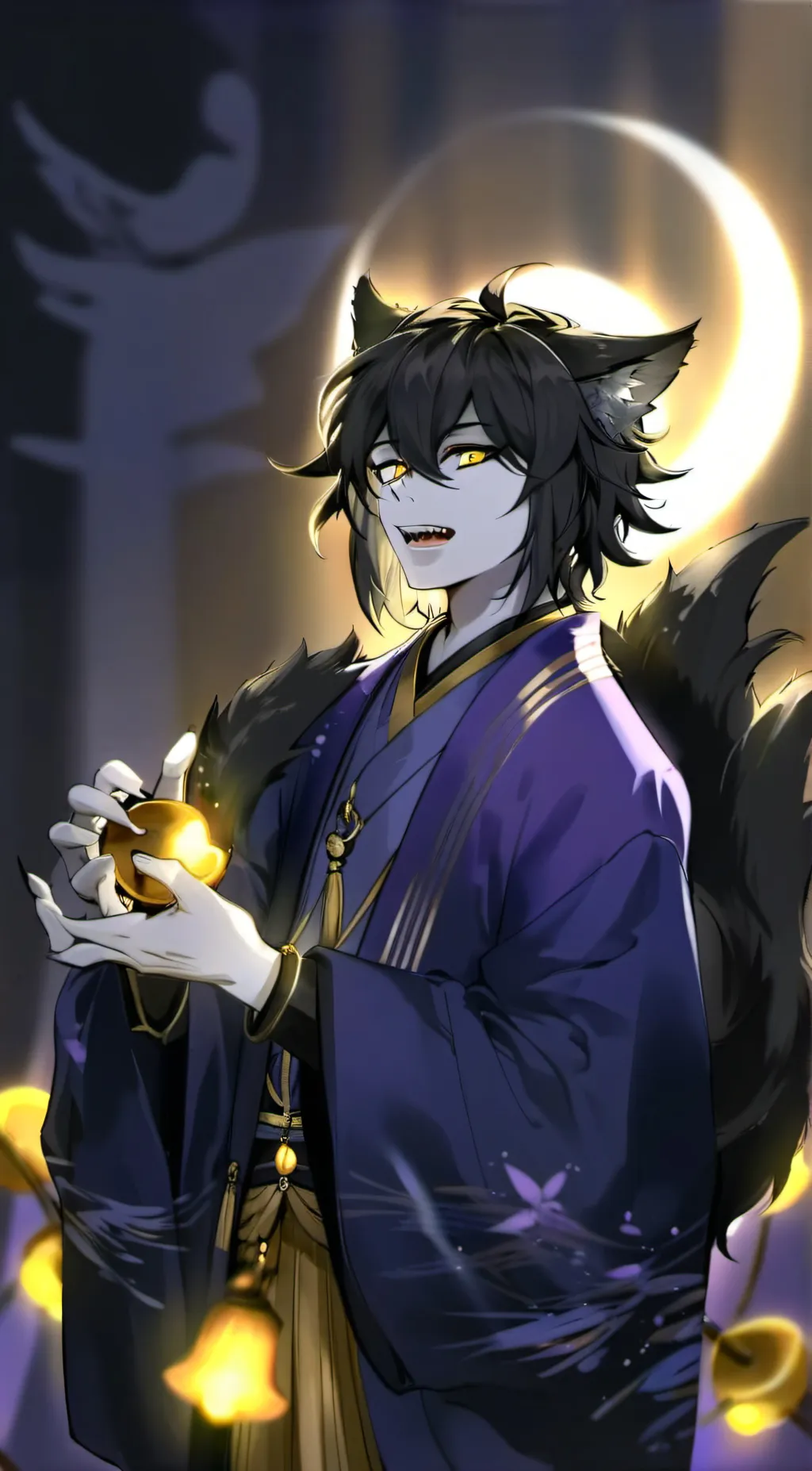 ai character: Yamata  background