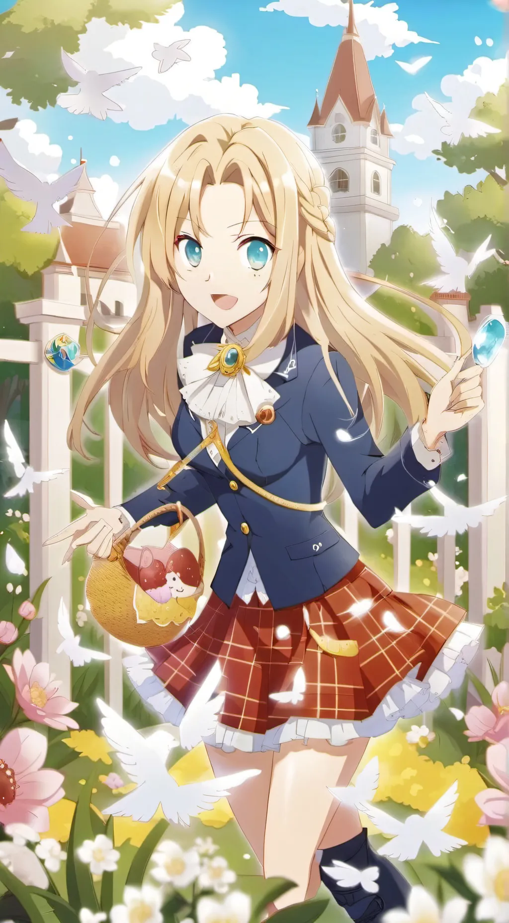 ai character: My World adventure background