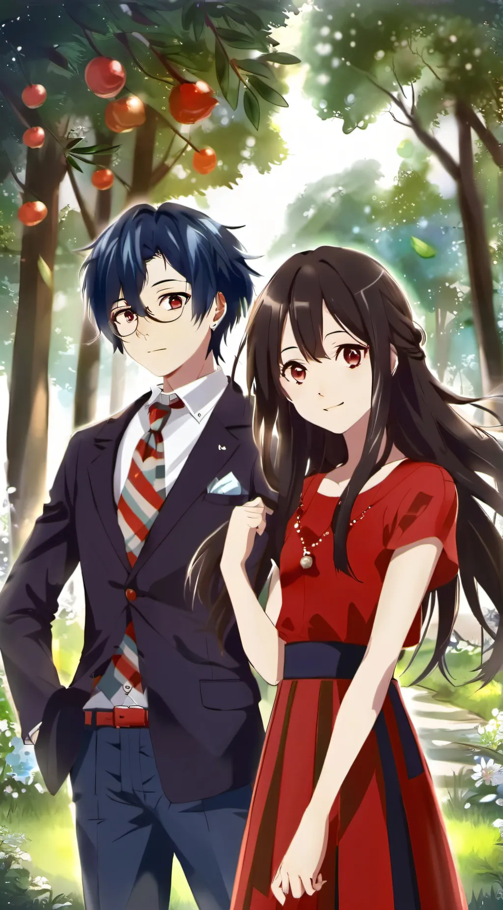 ai character: Alex and Lily background
