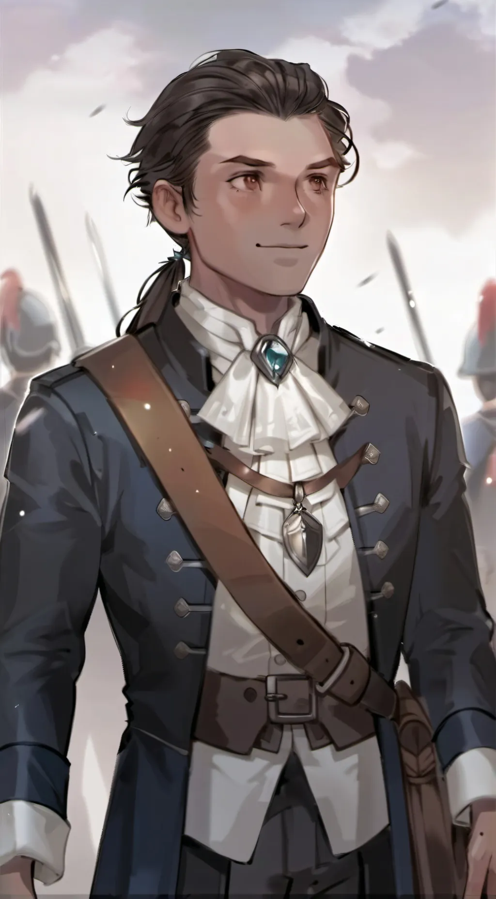 ai character: john Lauren background