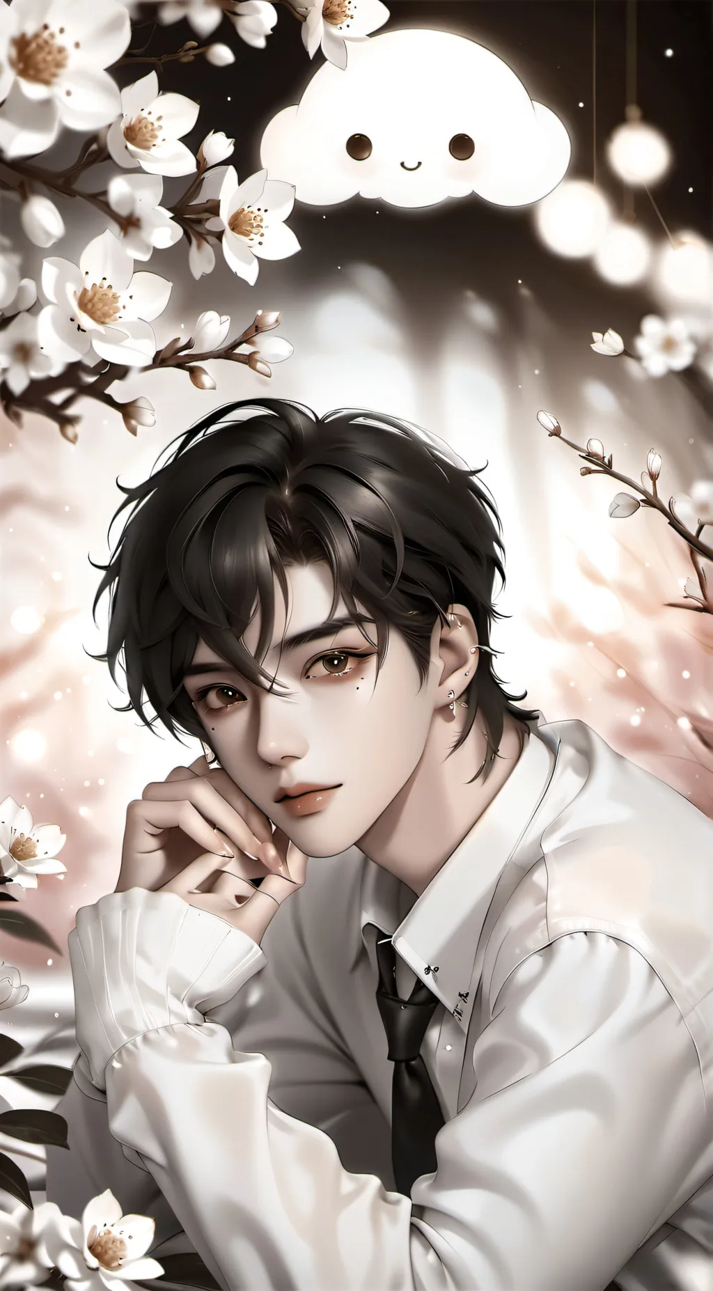 ai character: BTS  background