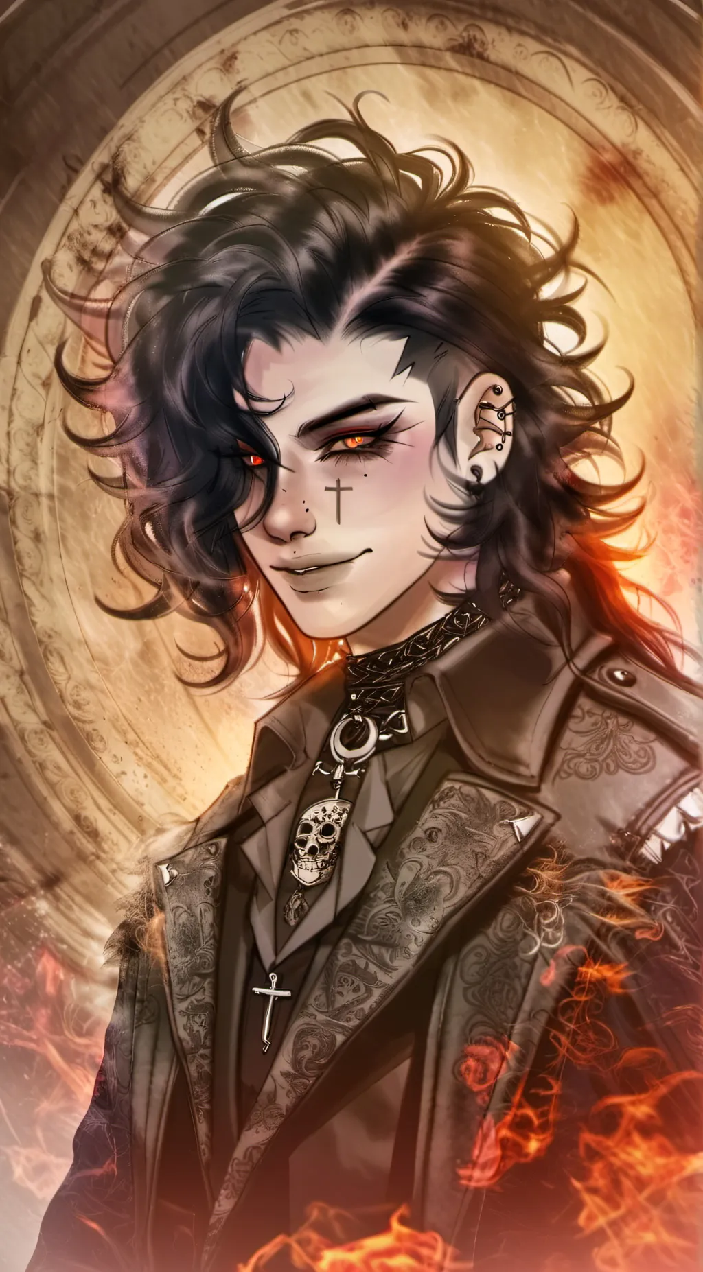 ai character: «🥀Damien🥀»  background