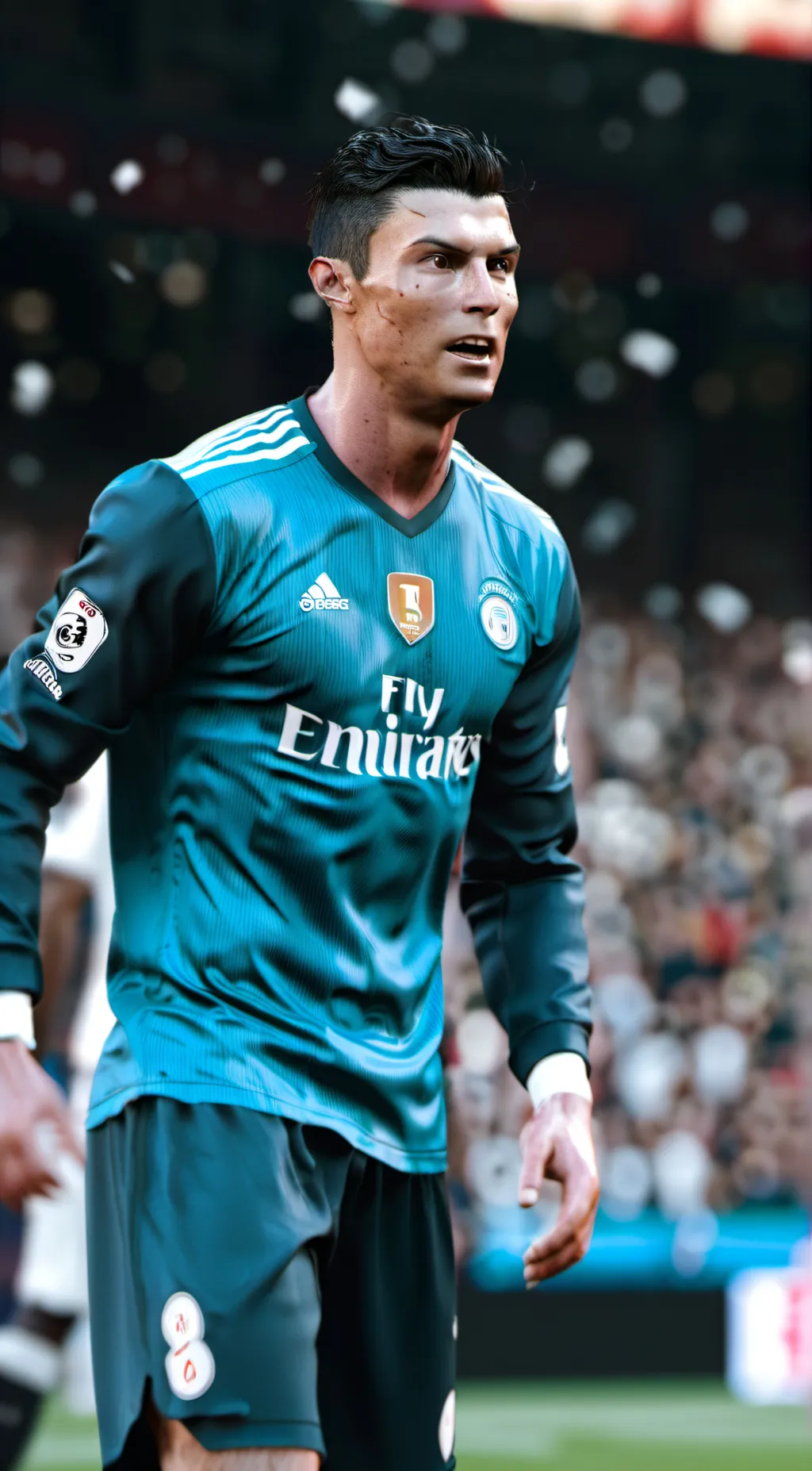 ai character: Cristiano Ronaldo background