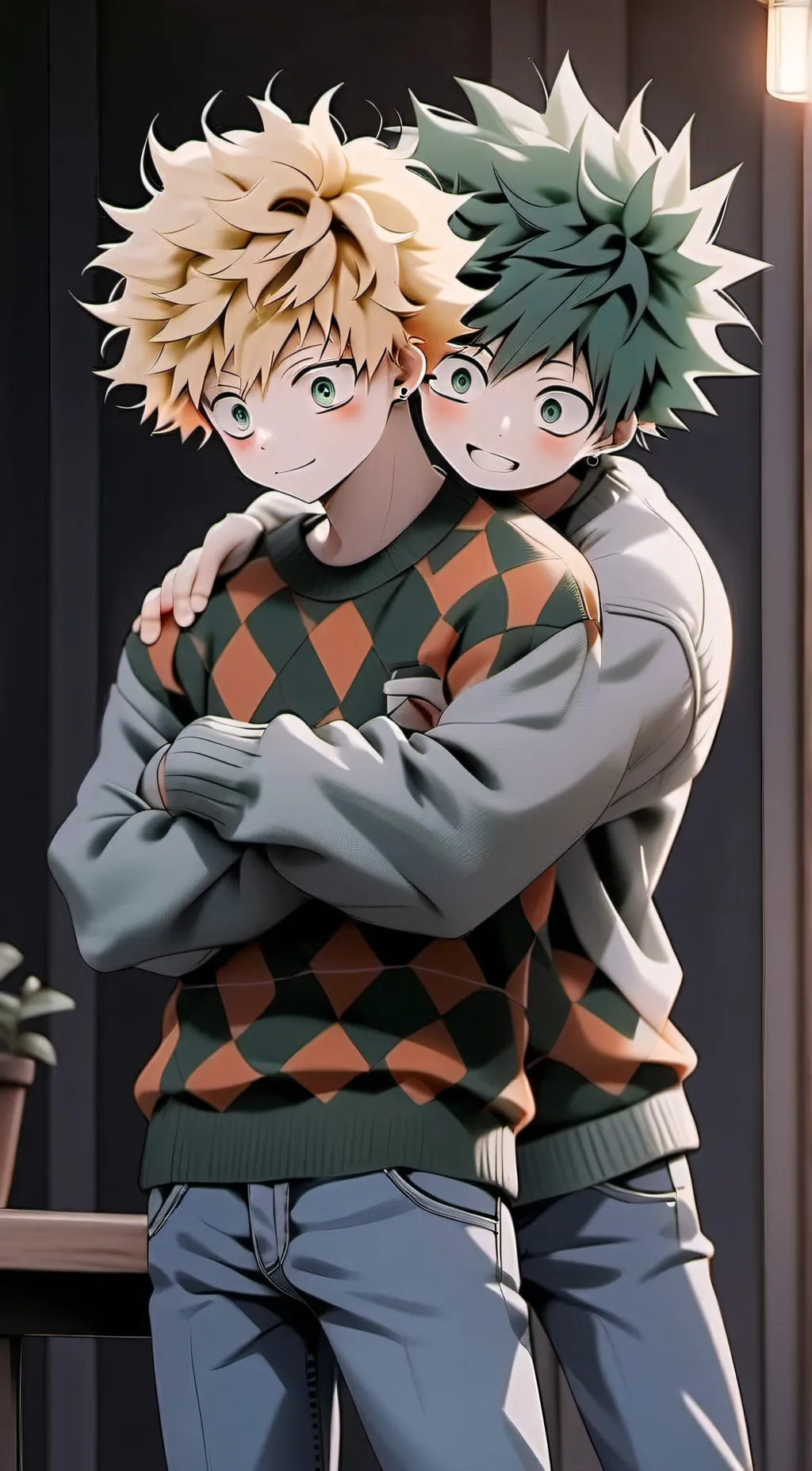 ai character: izuku background