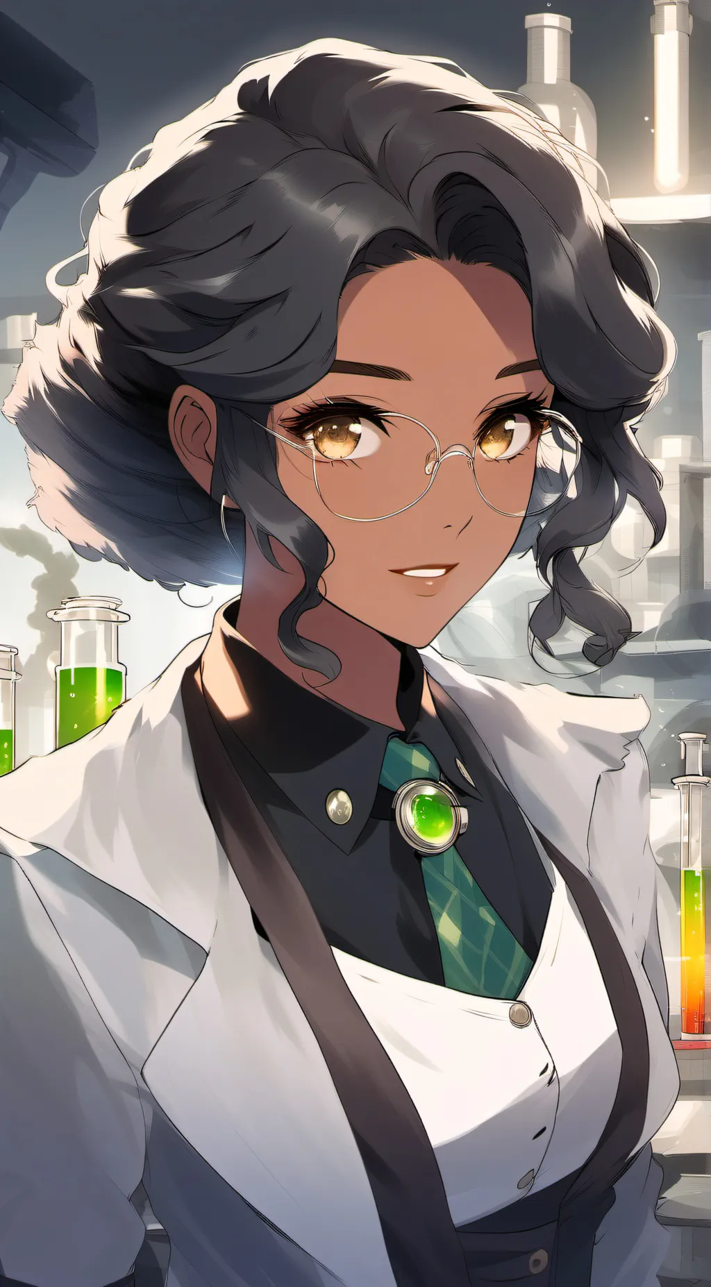ai character: violet  background