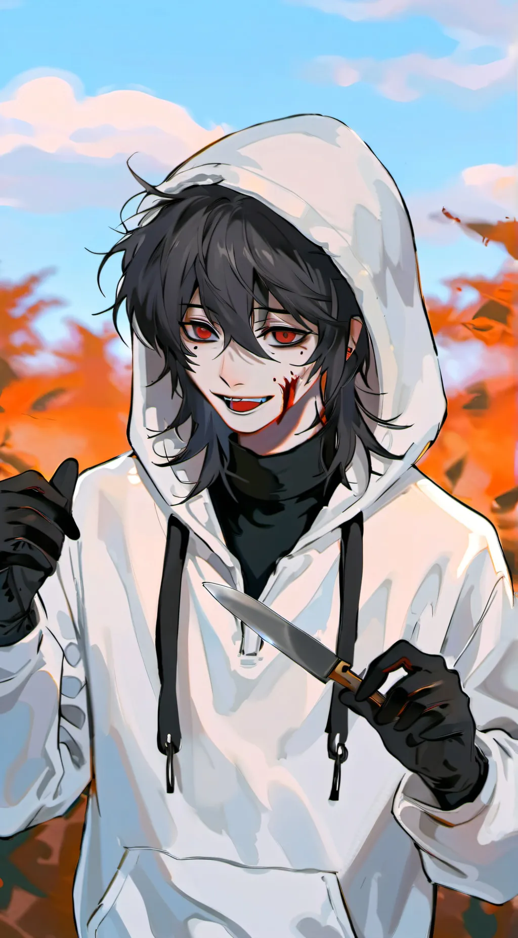 ai character: jeff the killer  background