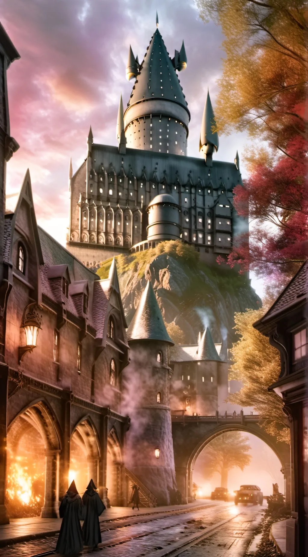 ai character: Hogwarts background