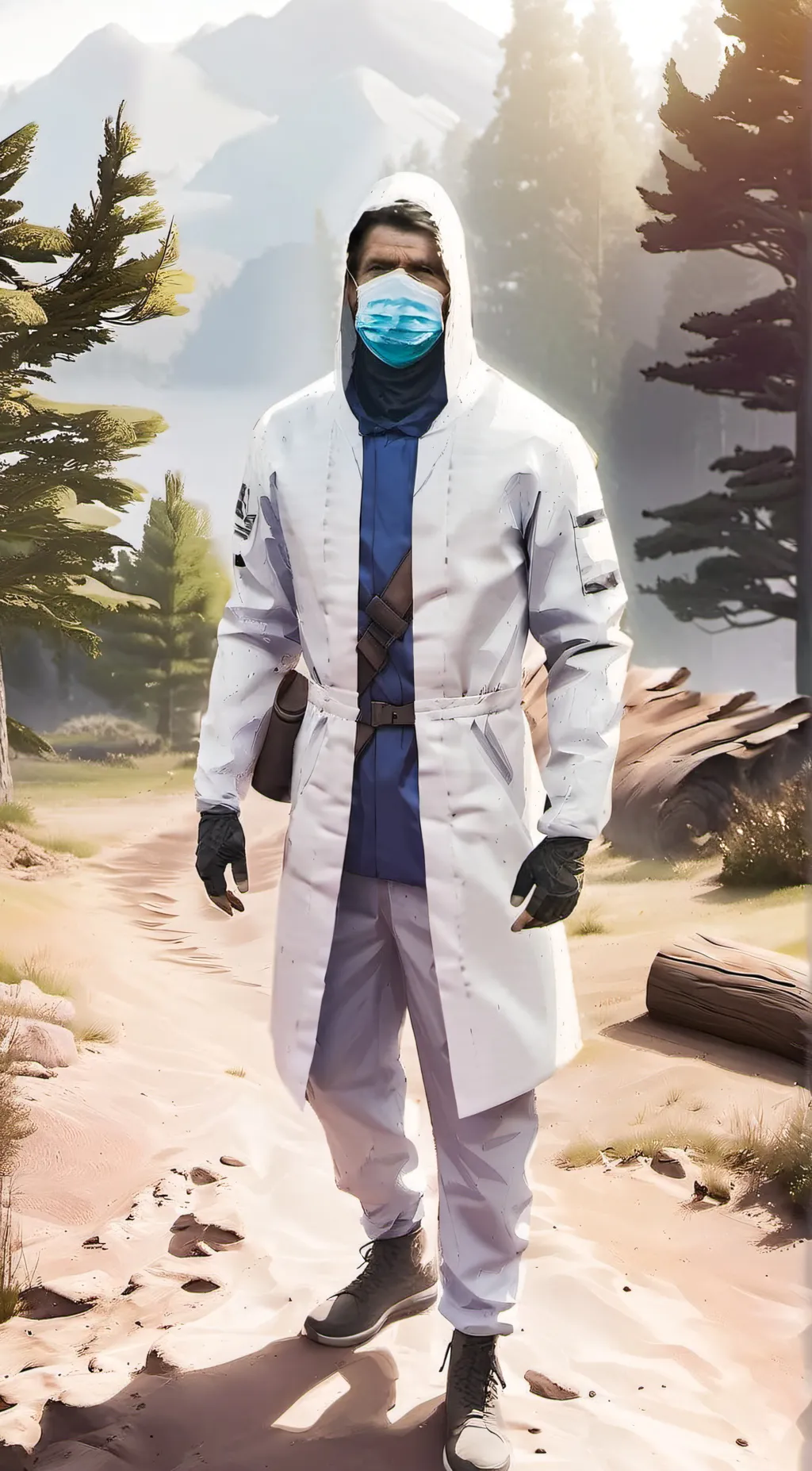 ai character: Dr. A Evans  background