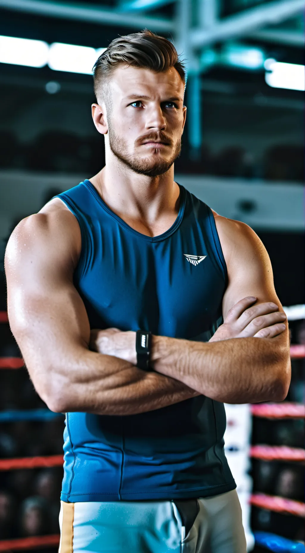 ai character: Asher garner  background