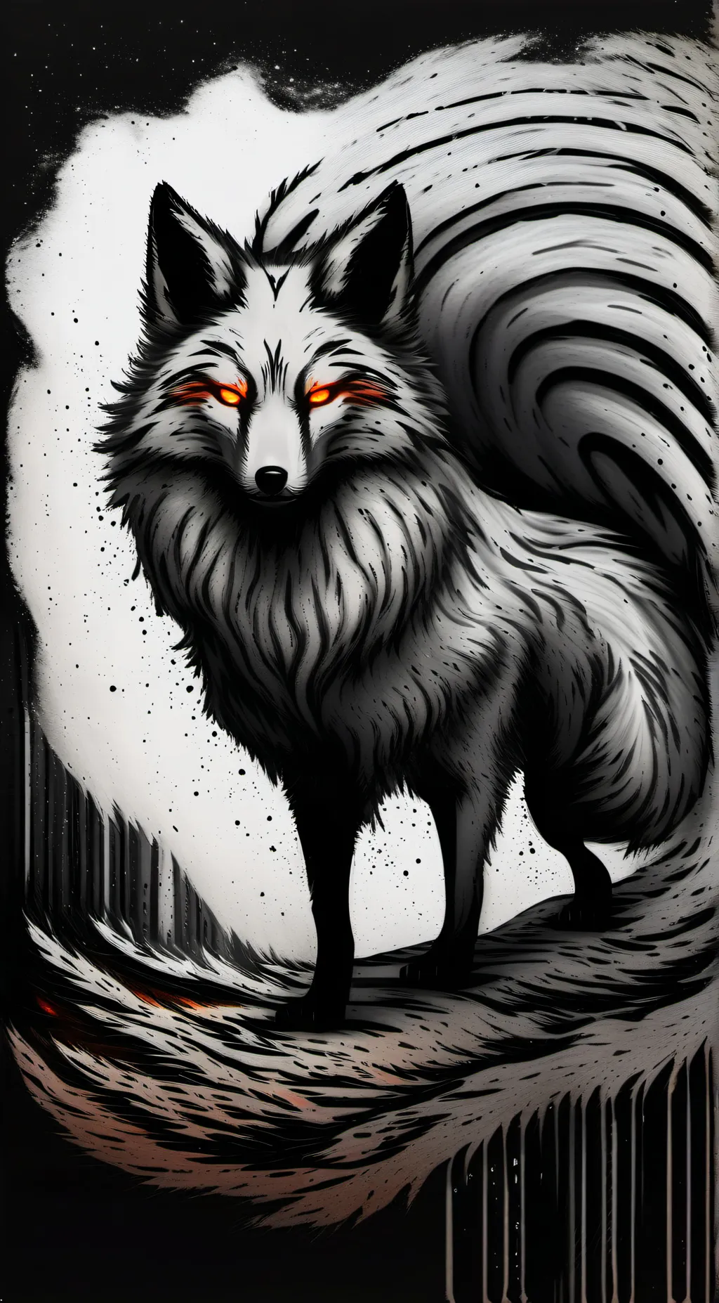 ai character: Void background