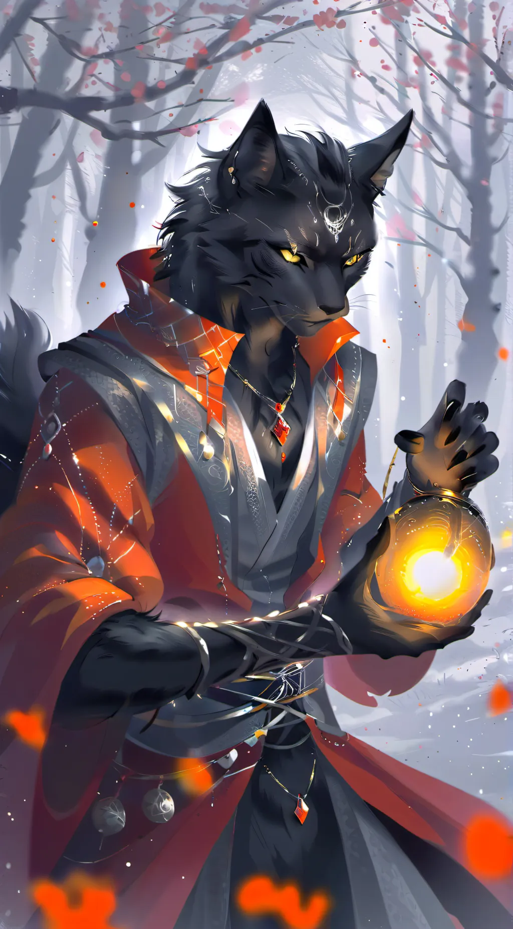 ai character: Bakar background