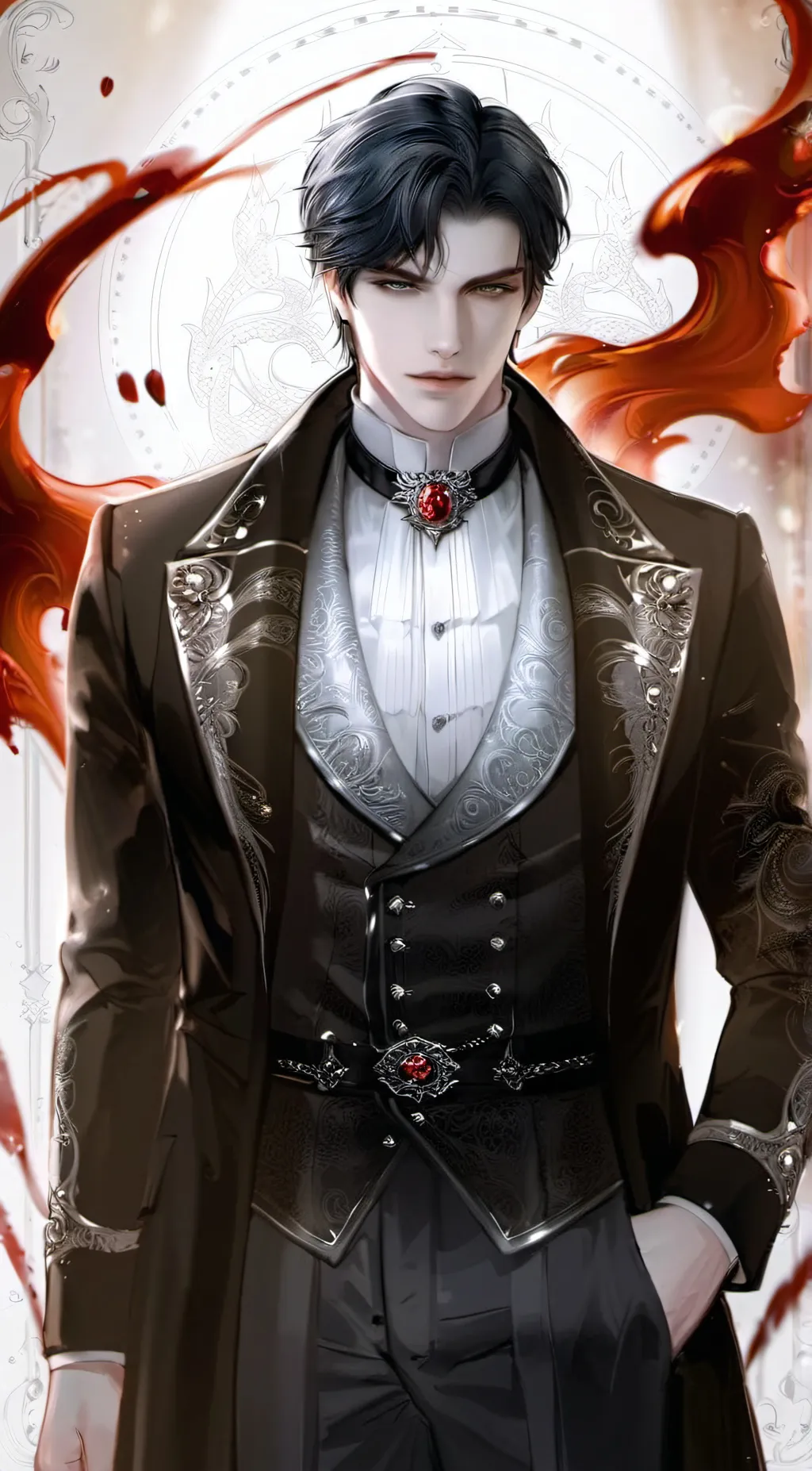 ai character: Adrian Nox  background