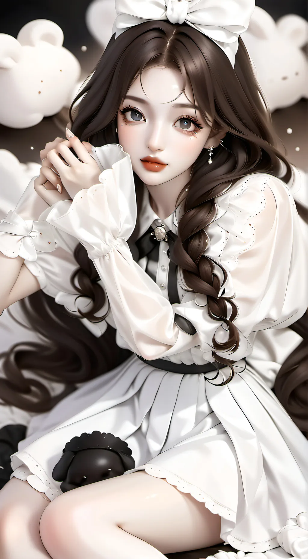 ai character: Hot girl!^^ background