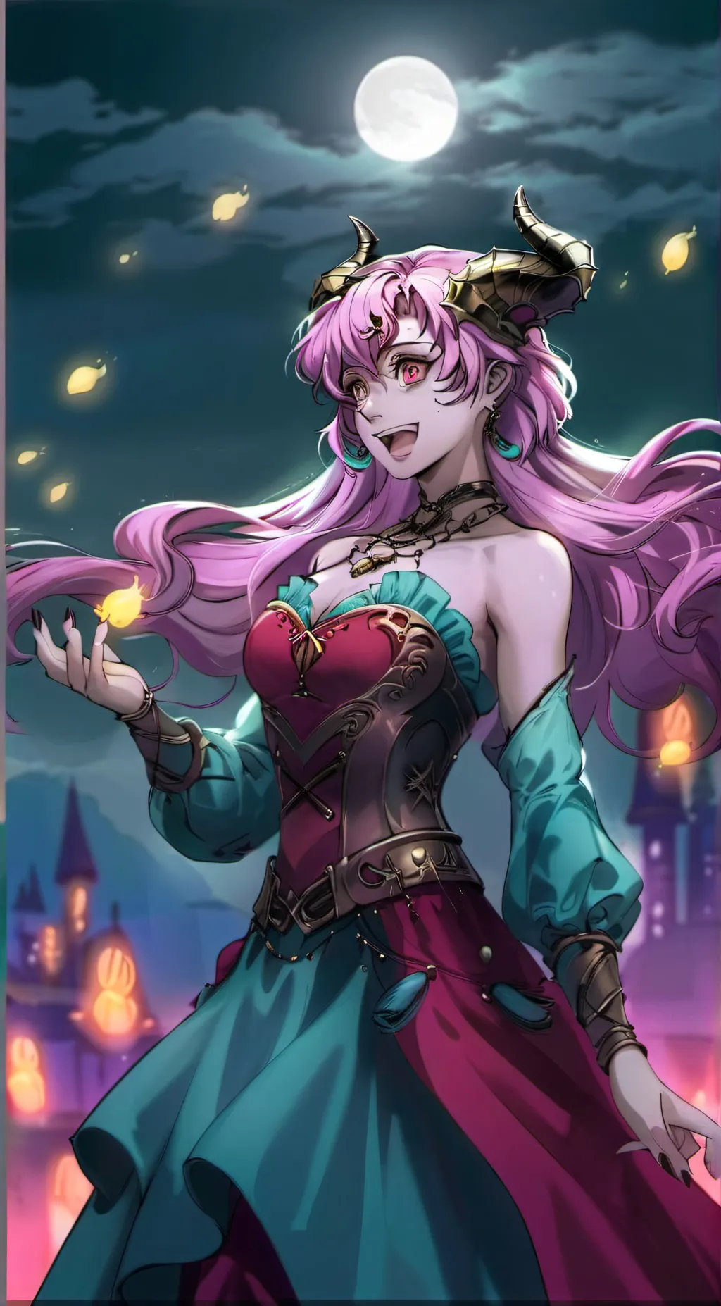 ai character: Mitsuri (demon) background