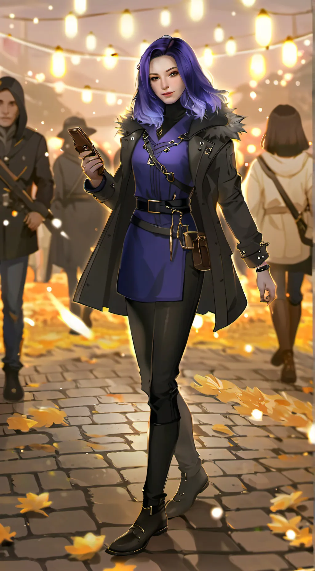 ai character: Decendants  background