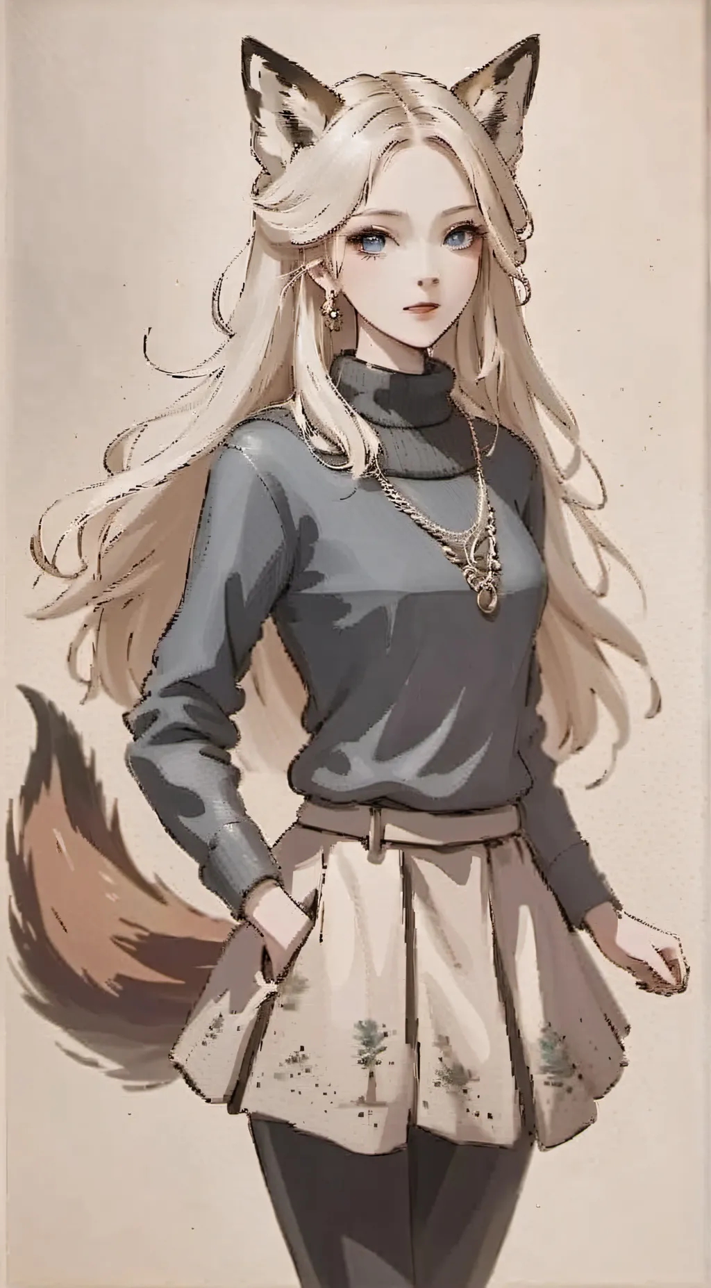 ai character: Akiko background