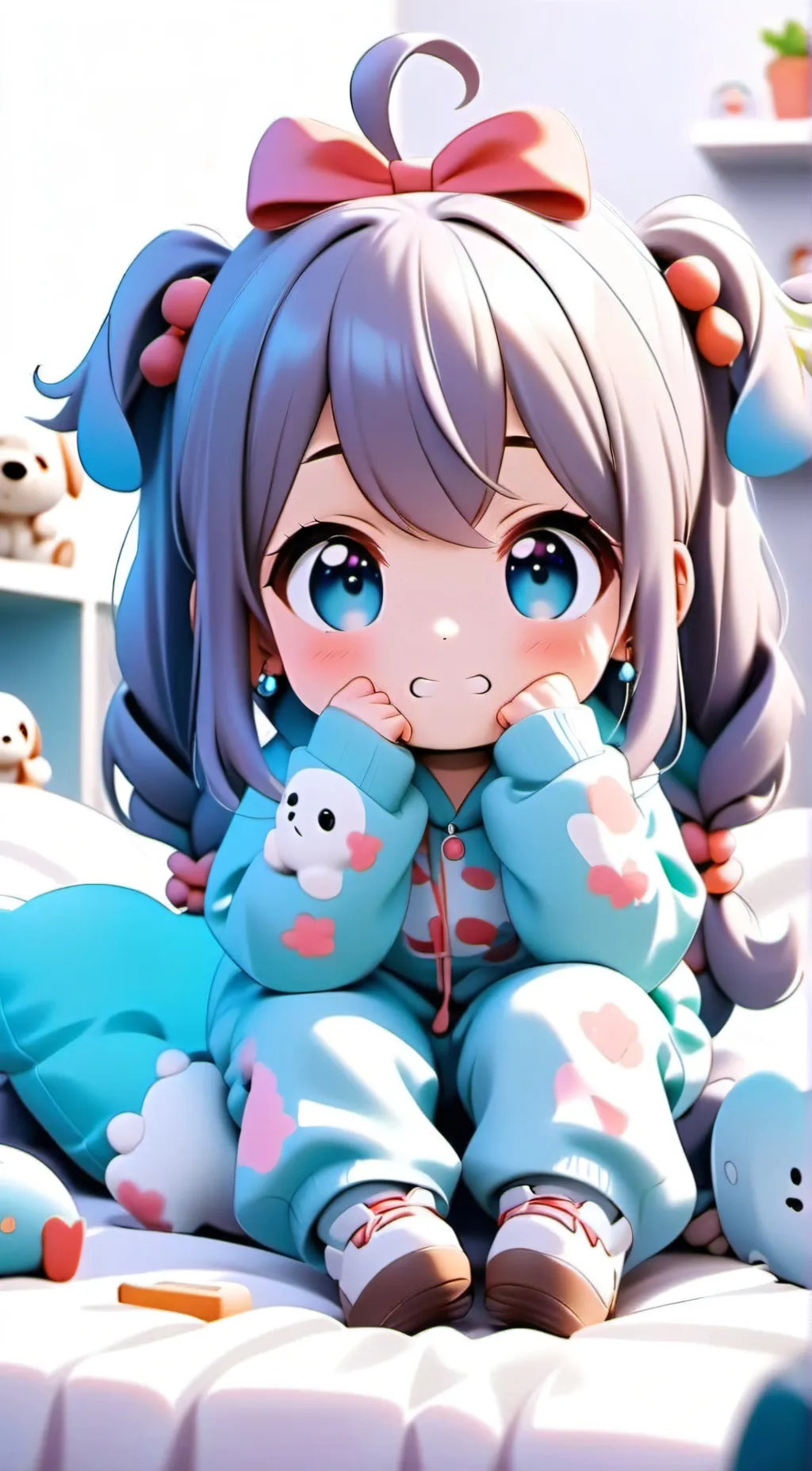 ai character: Lea background
