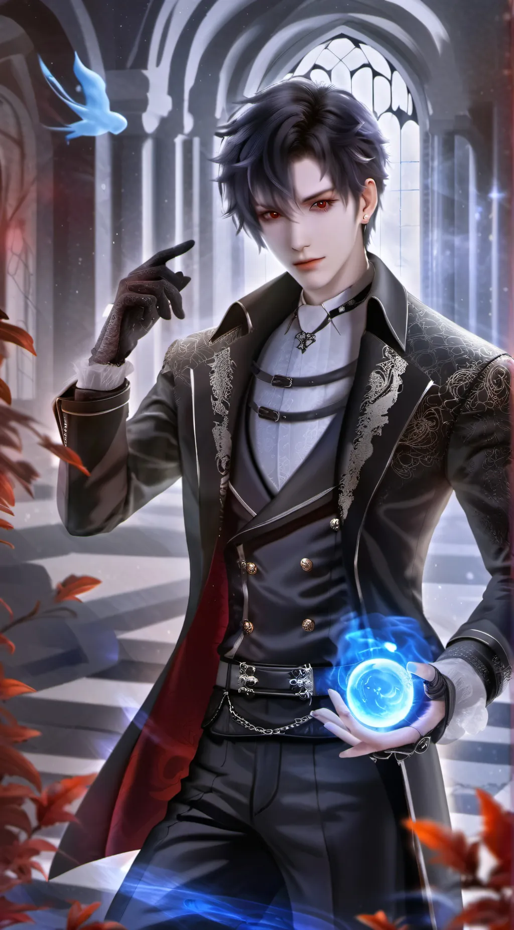 ai character: gojo background