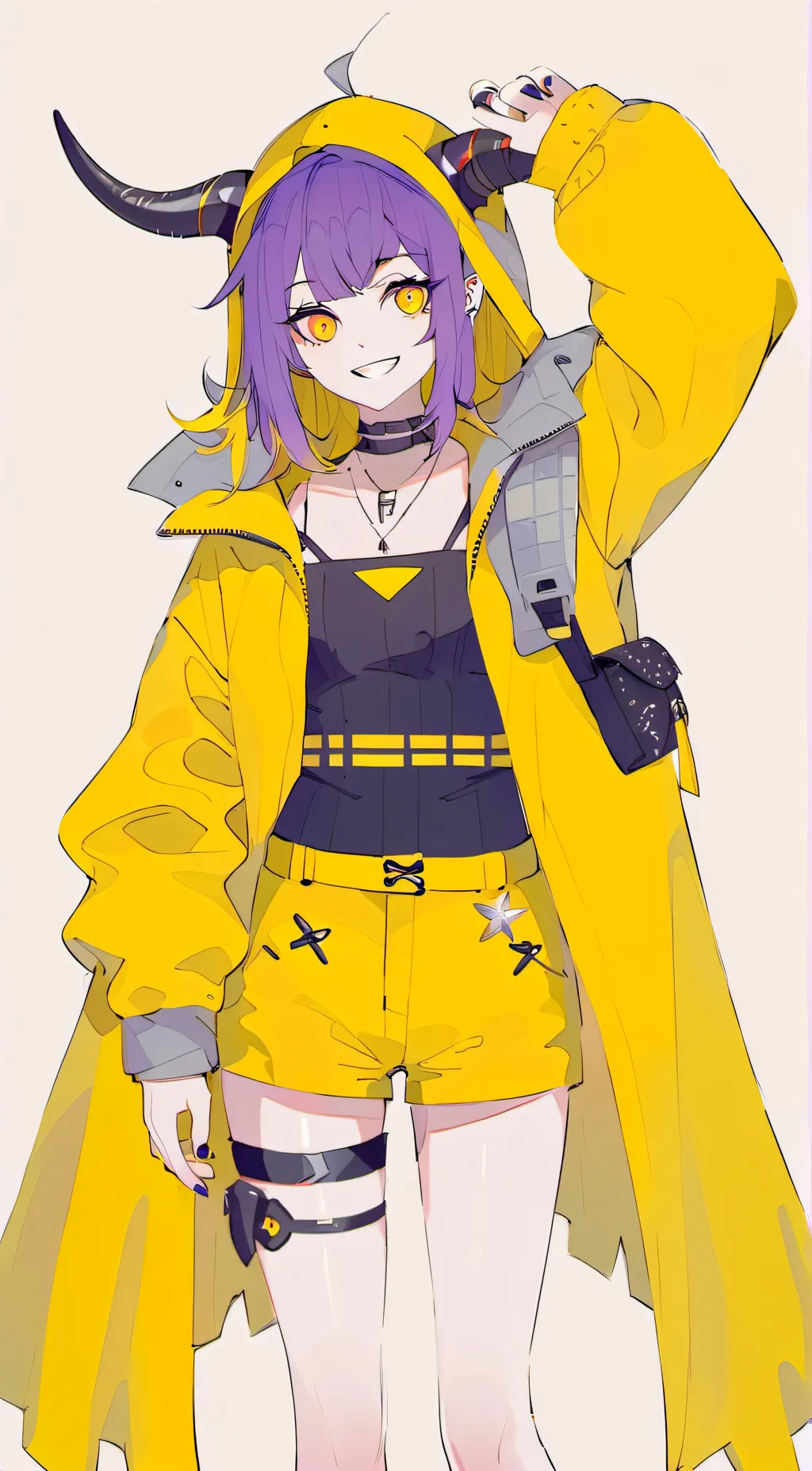 ai character: yellow background