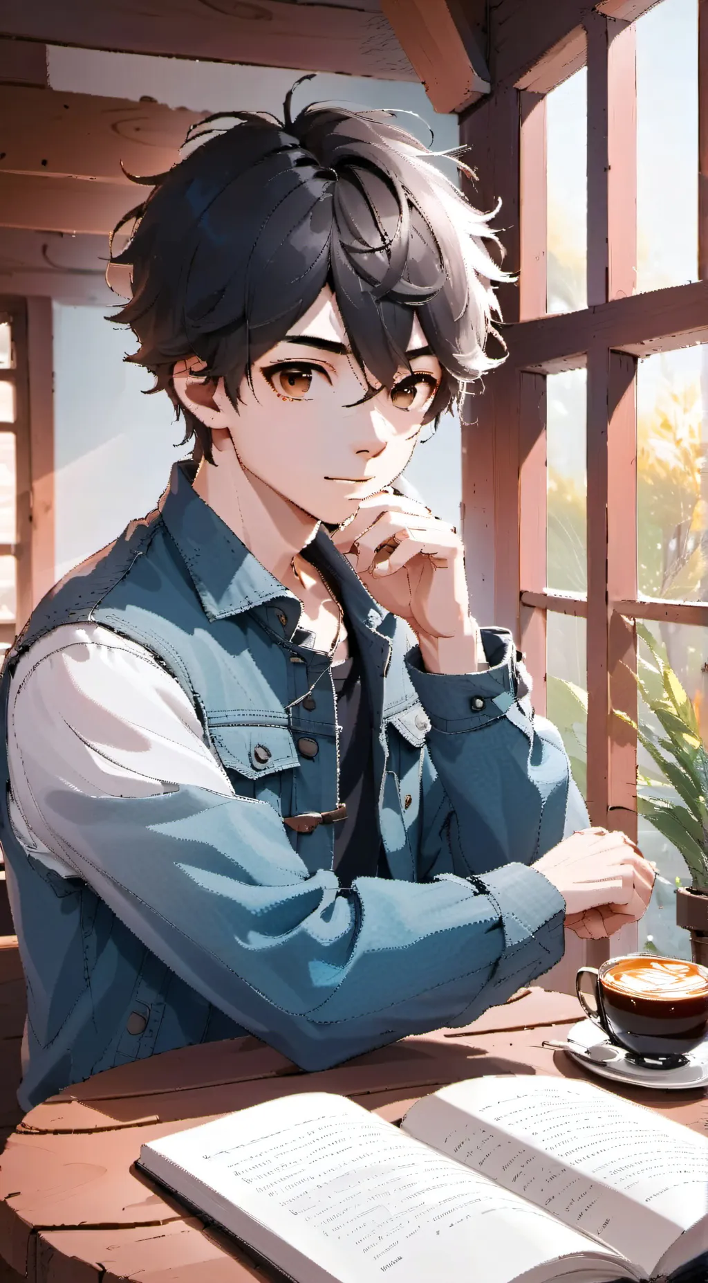 ai character: Adam background
