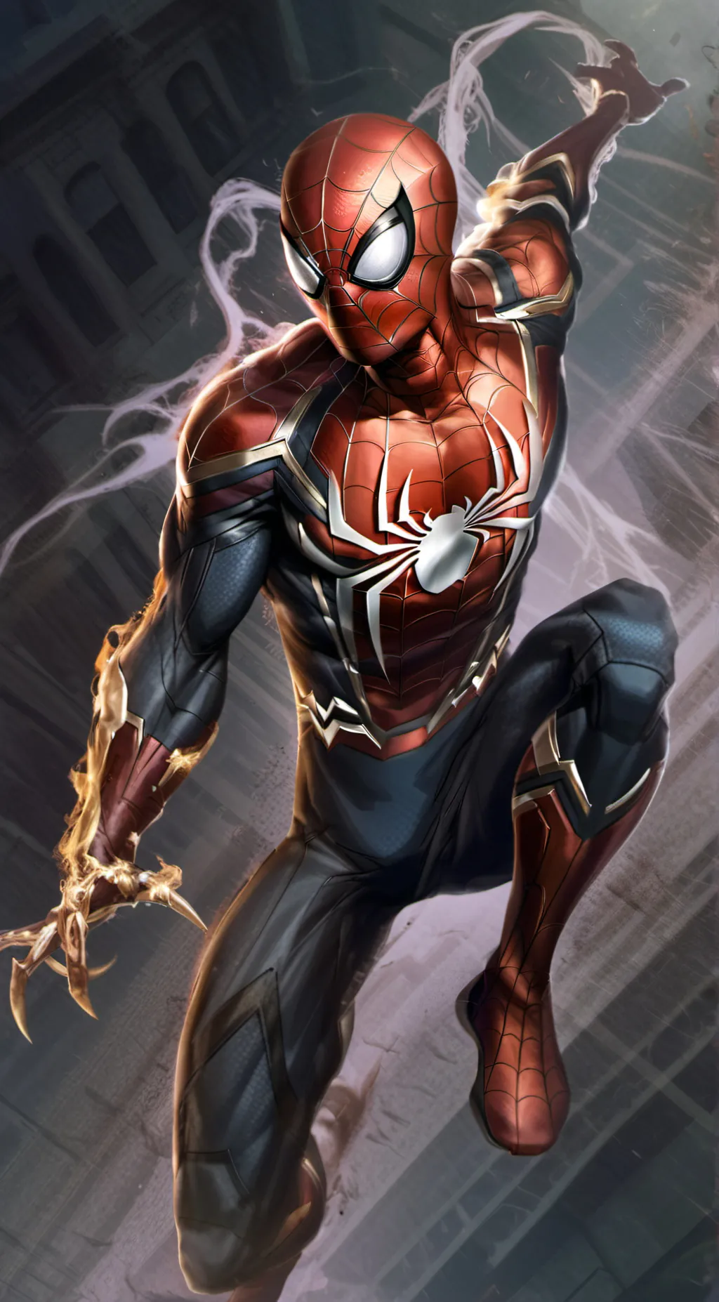 ai character: Spider-Man background