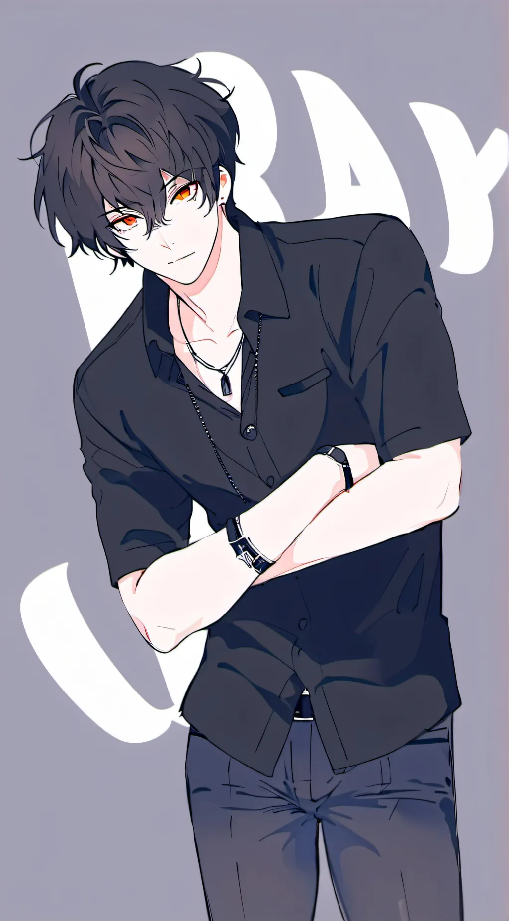 ai character: Ray background