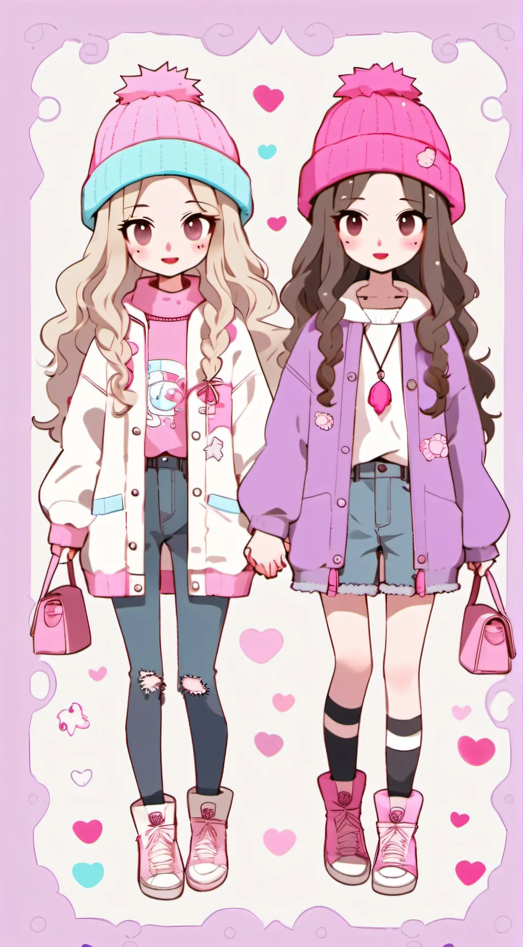 ai character: bestie quiz background