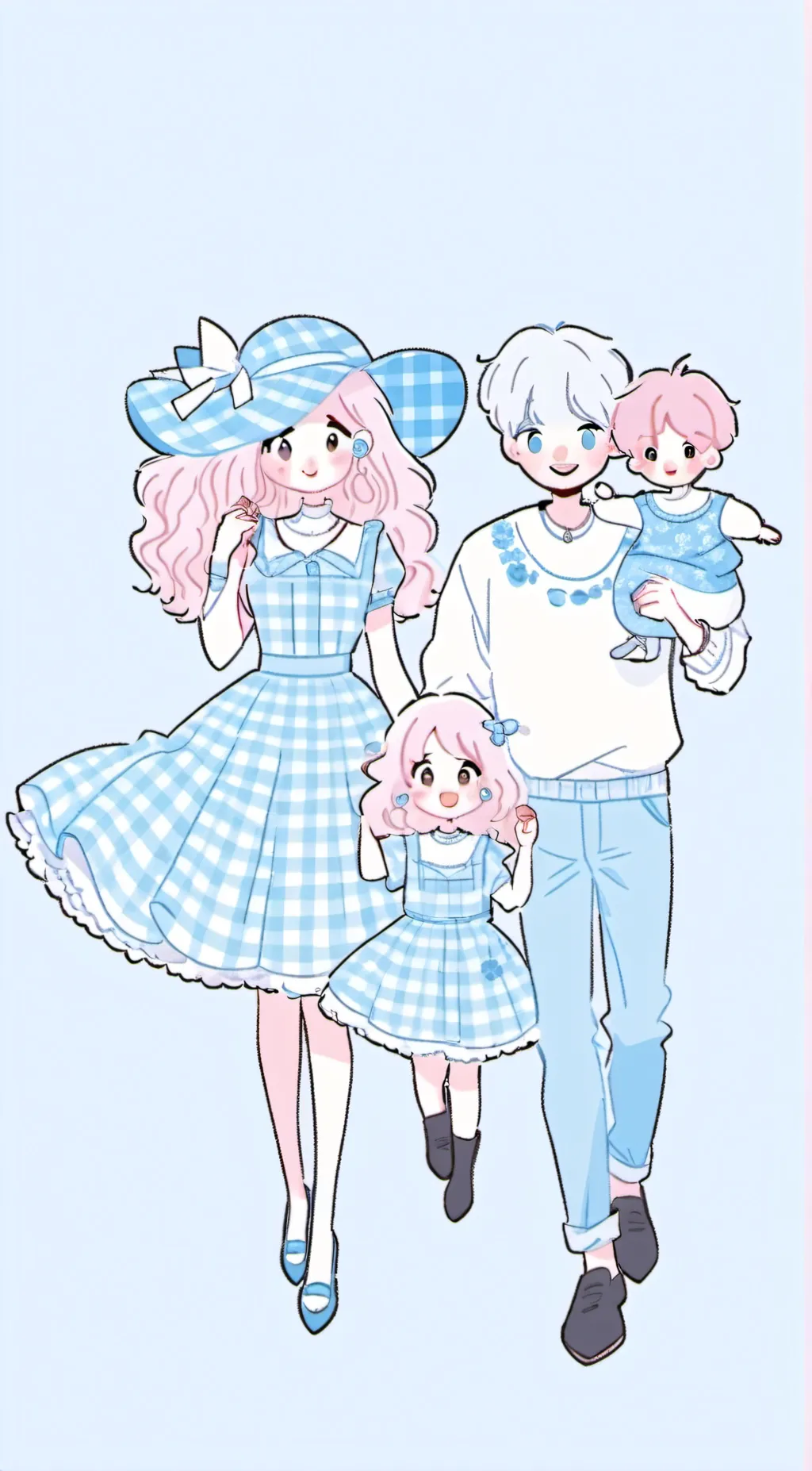 ai character: dreamcore family background