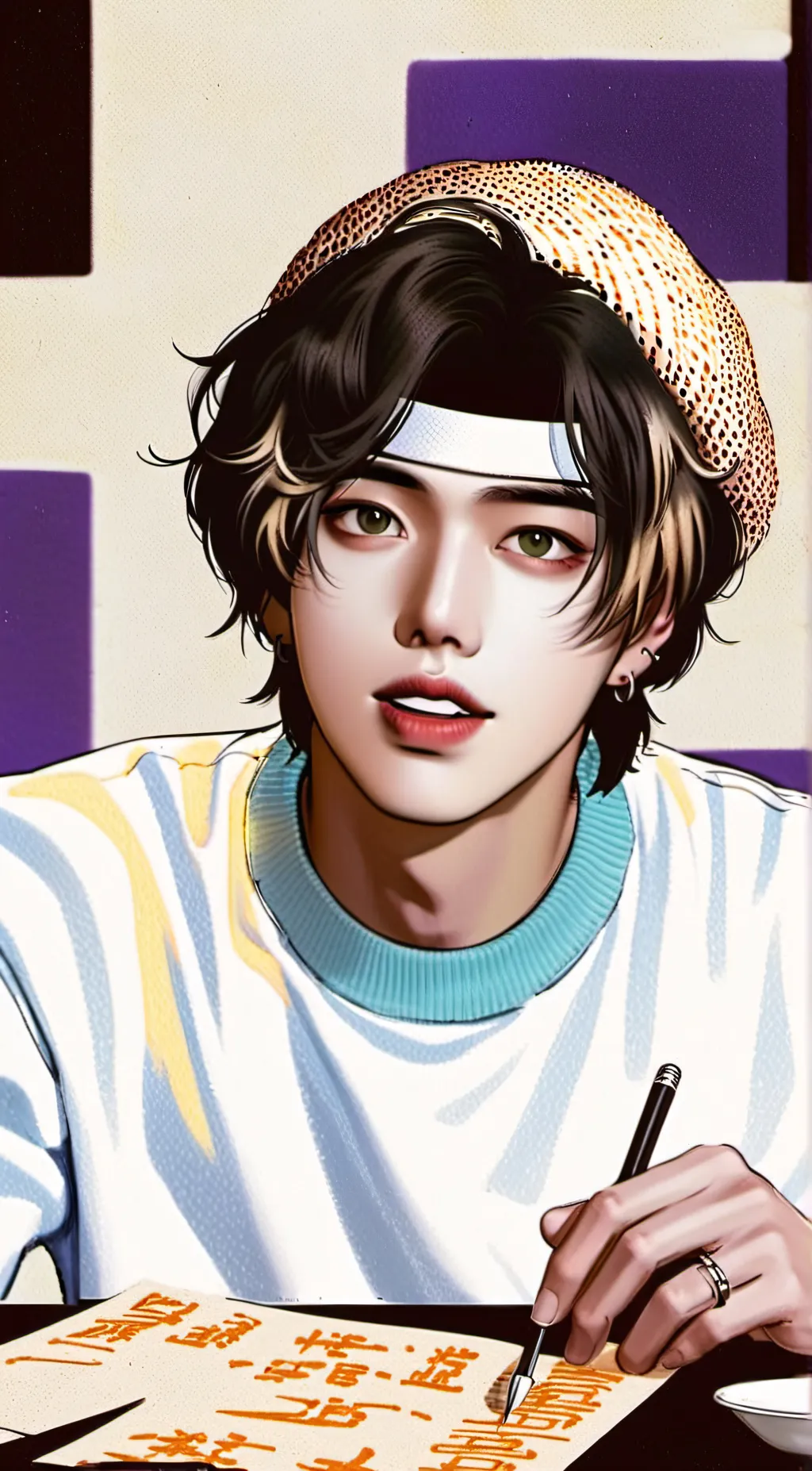 ai character: Han jisung background