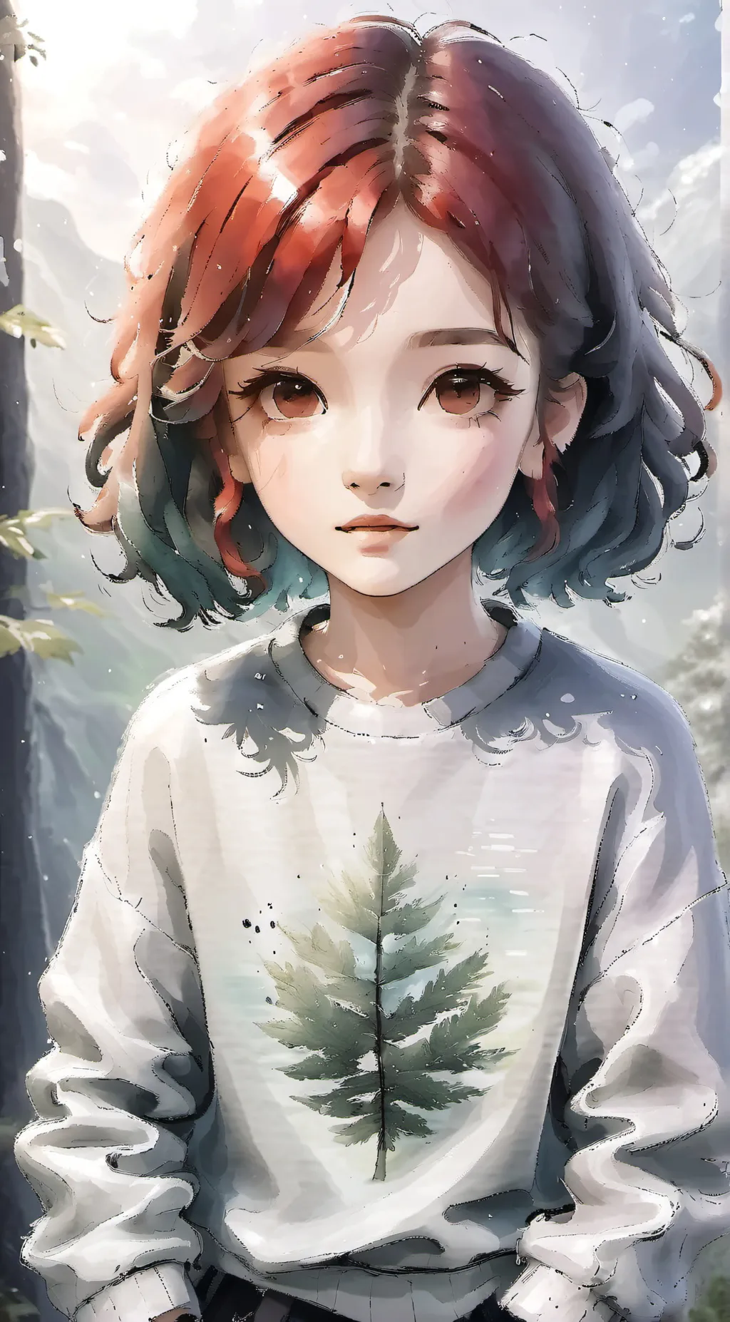 ai character: Nathalie  background