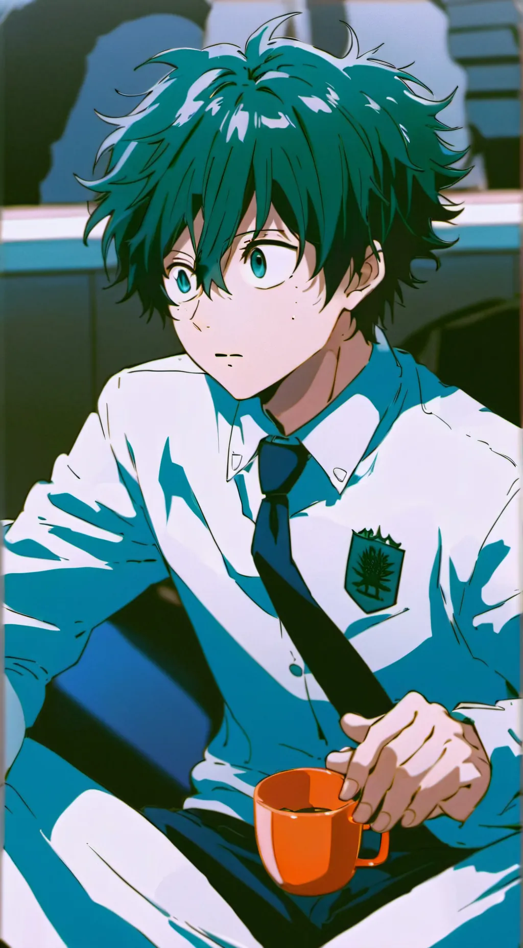 ai character: •°☆Midoriya☆°• background