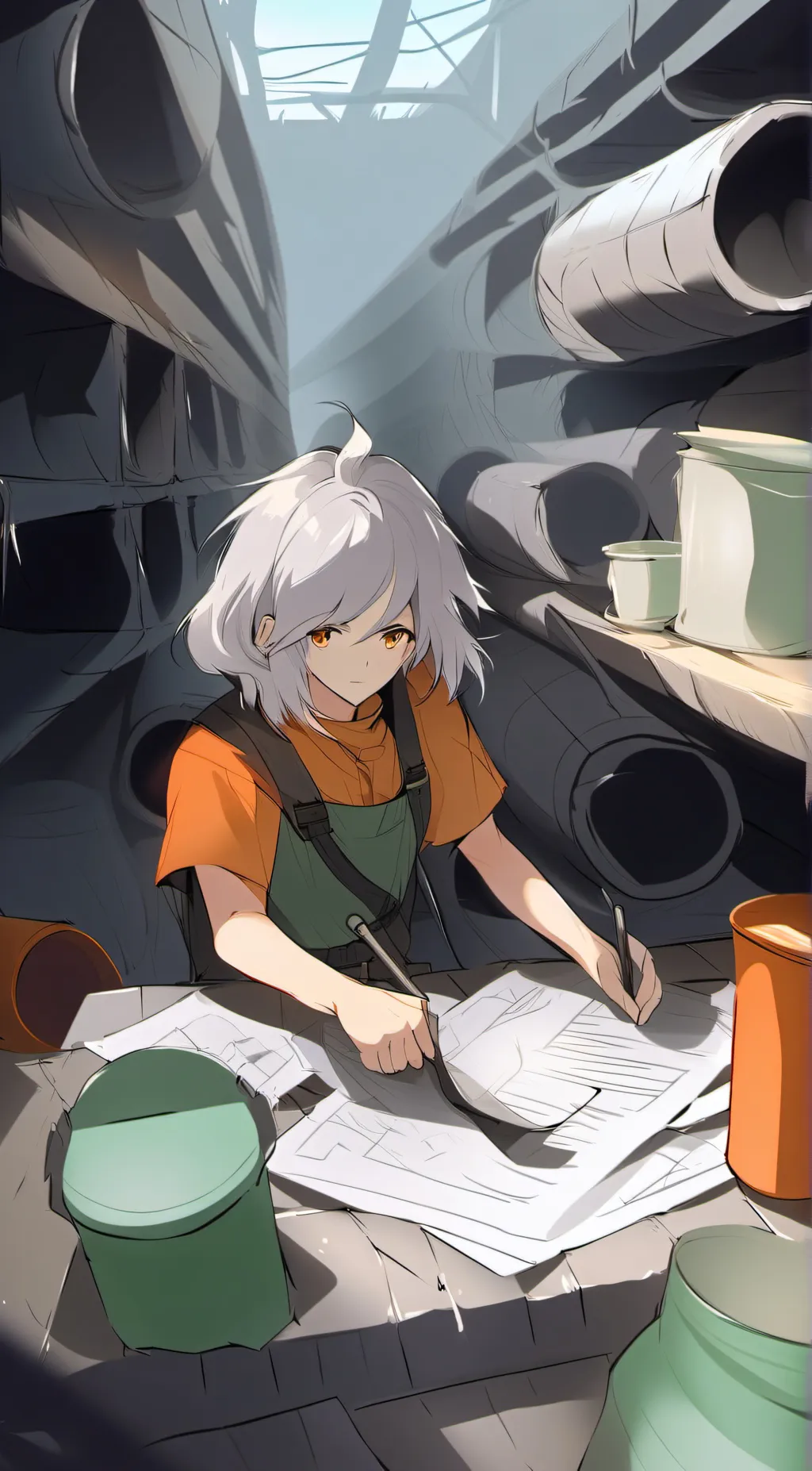 ai character: worker background