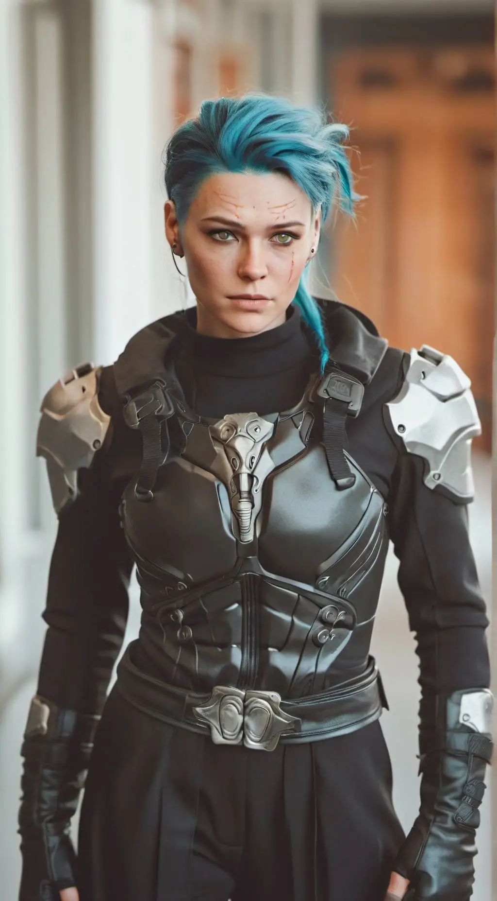 ai character: Space Beth: E-137 background