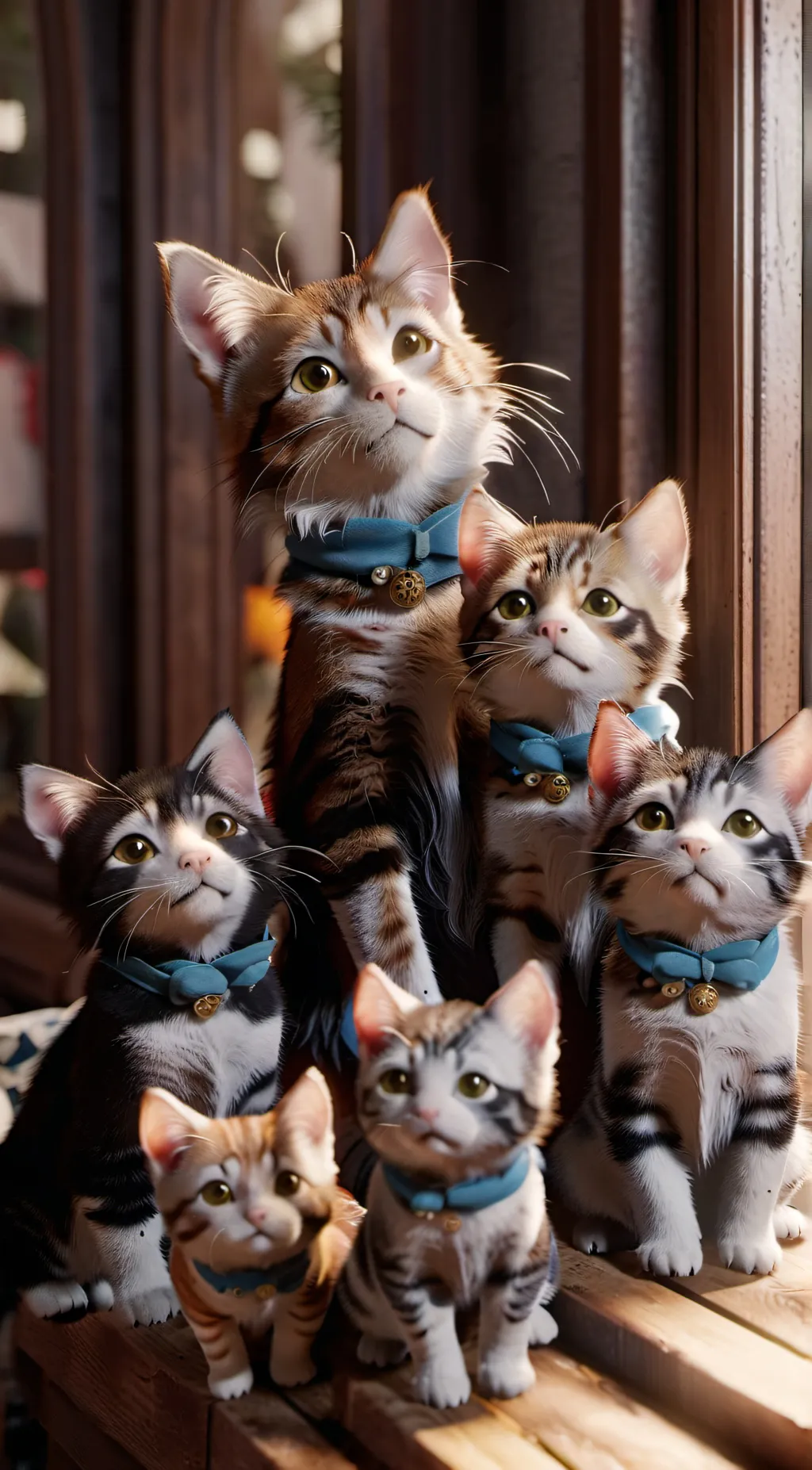 ai character: cat life background