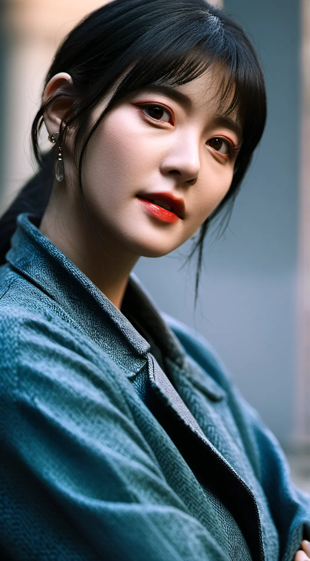 ai character: OK CHANMI  background