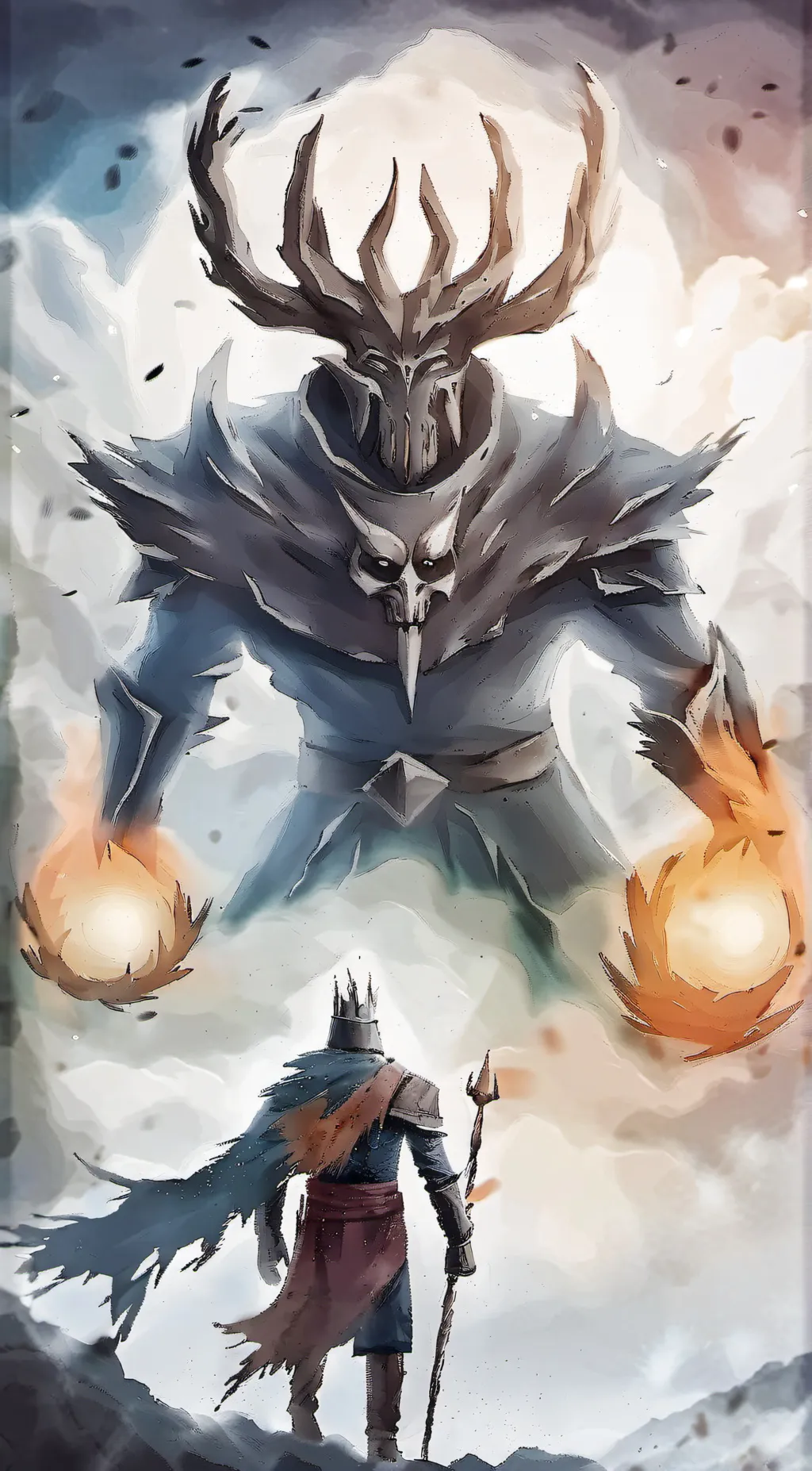 Talkie AI - Chat with Troll King: Orange
