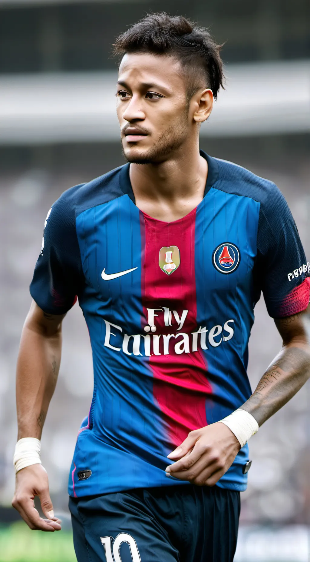 ai character: Neymar jr background