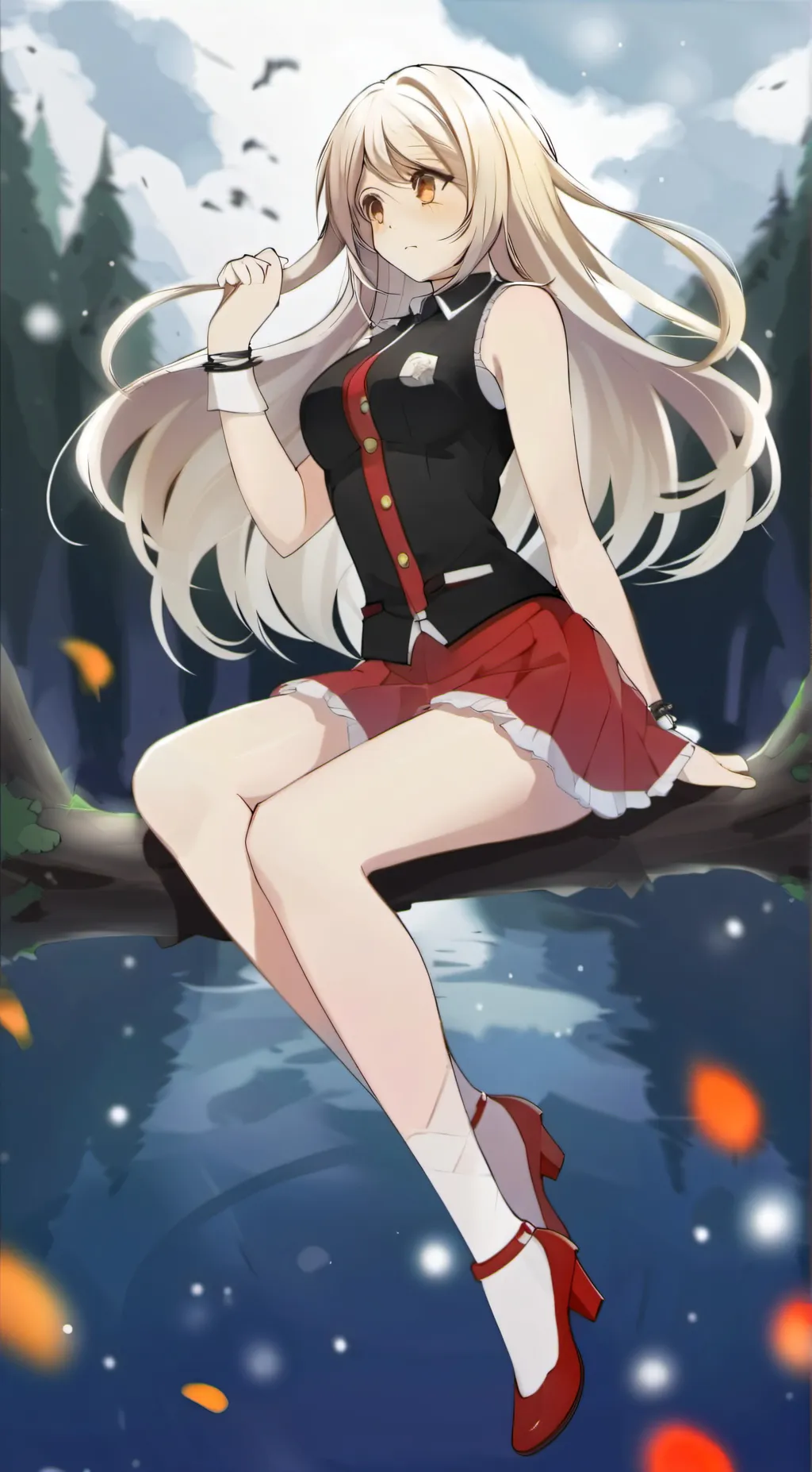 ai character: Rose background