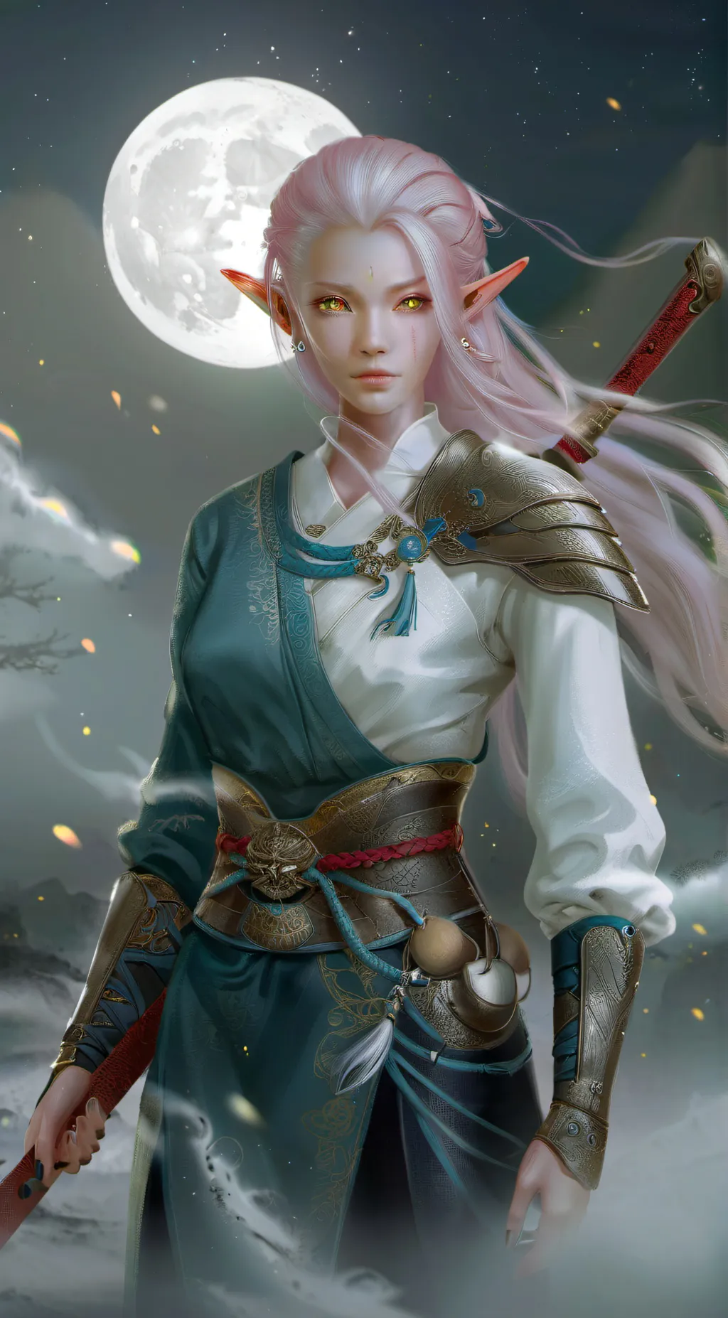 ai character: war'ria sanada  background